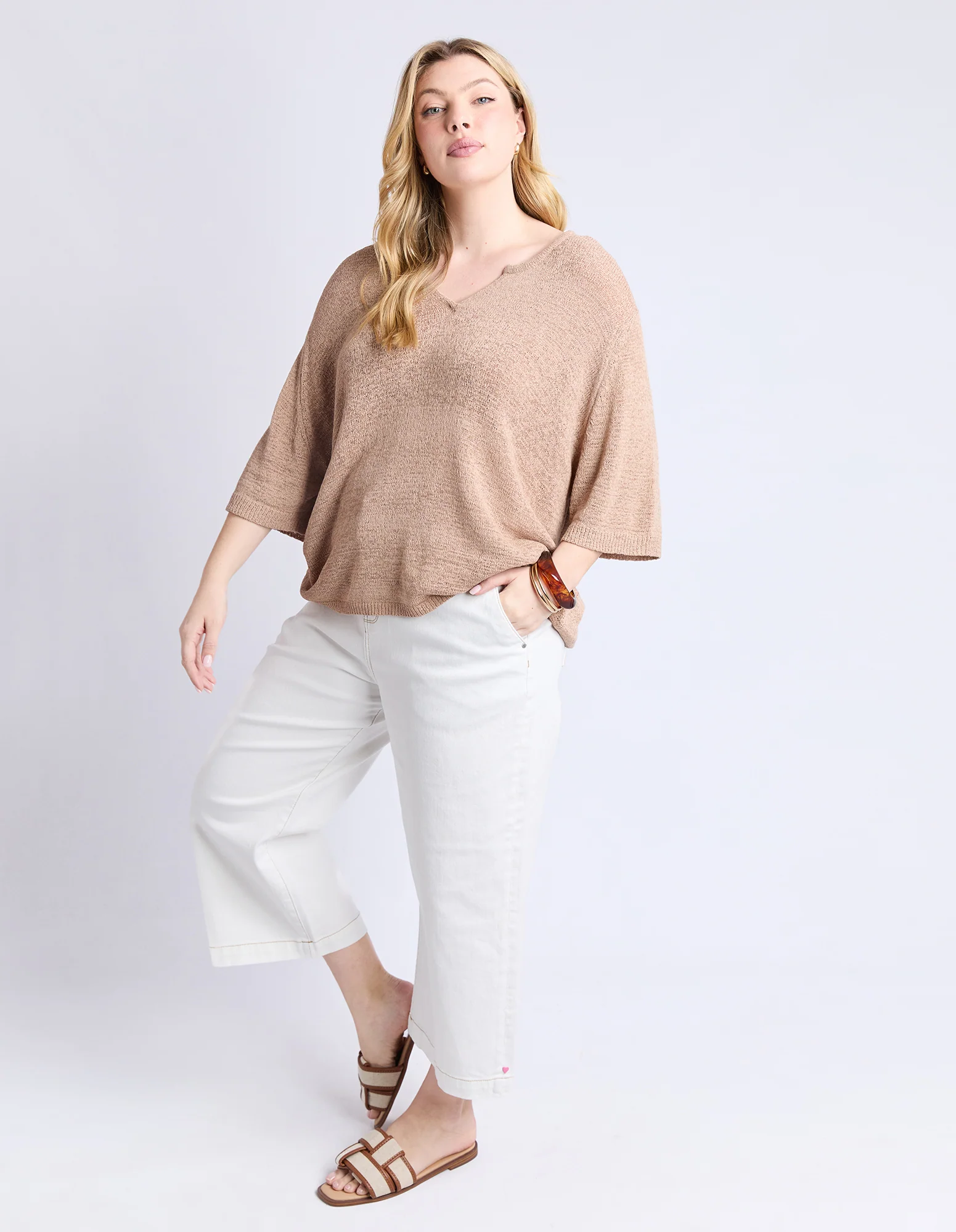 Knit Tee Natural - Image 7