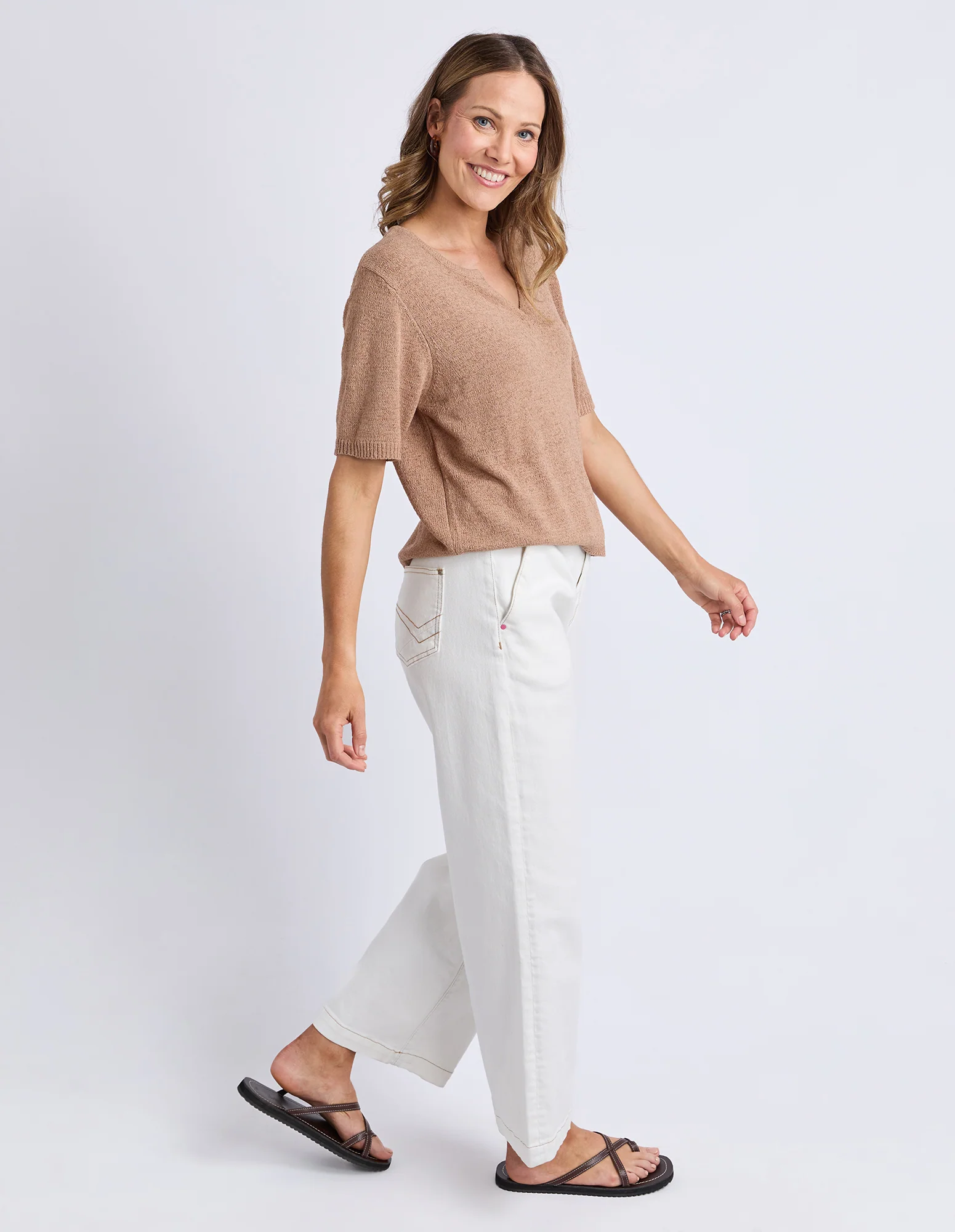 Knit Tee Natural - Image 8