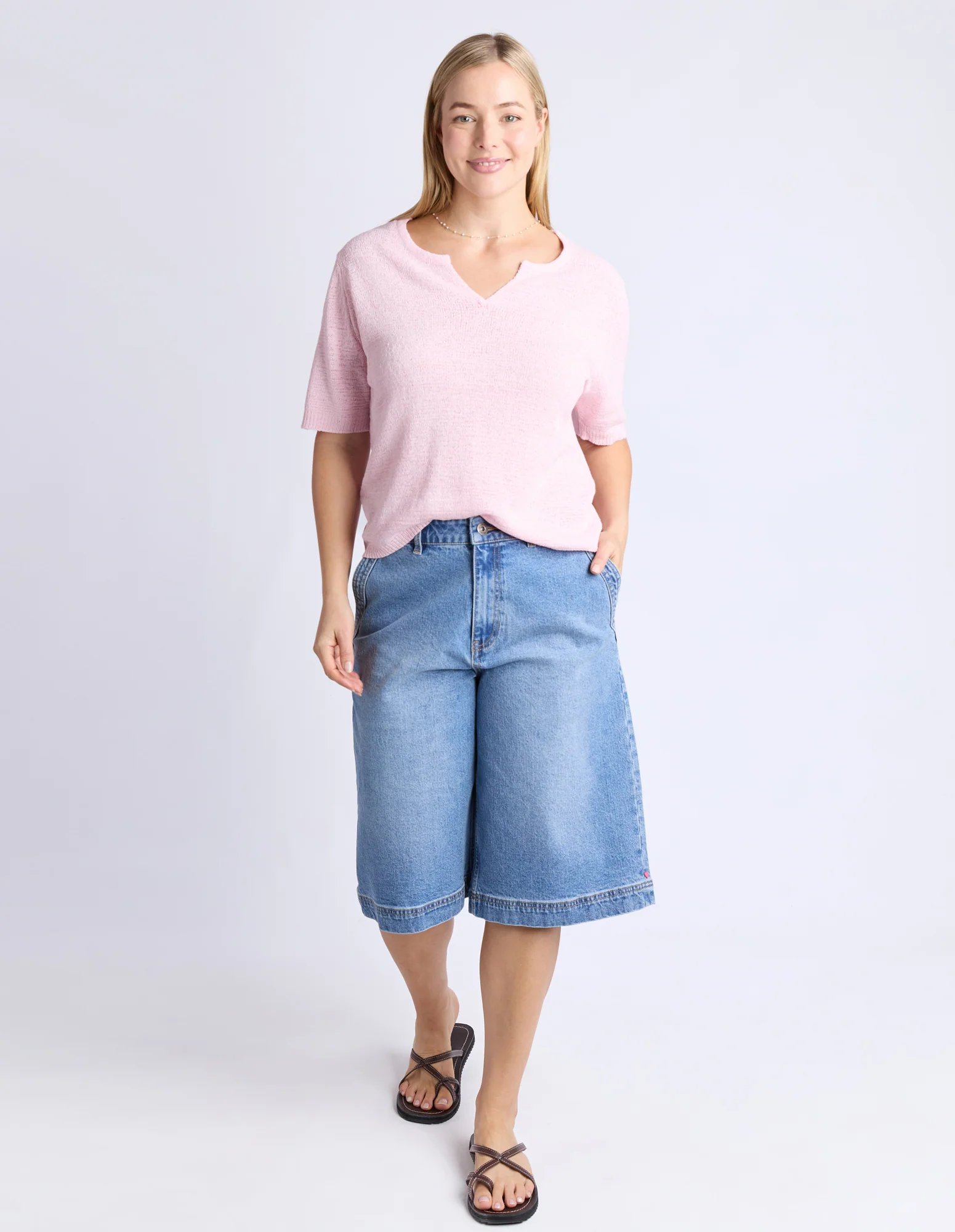 Knit Tee Pink Lady - Image 2