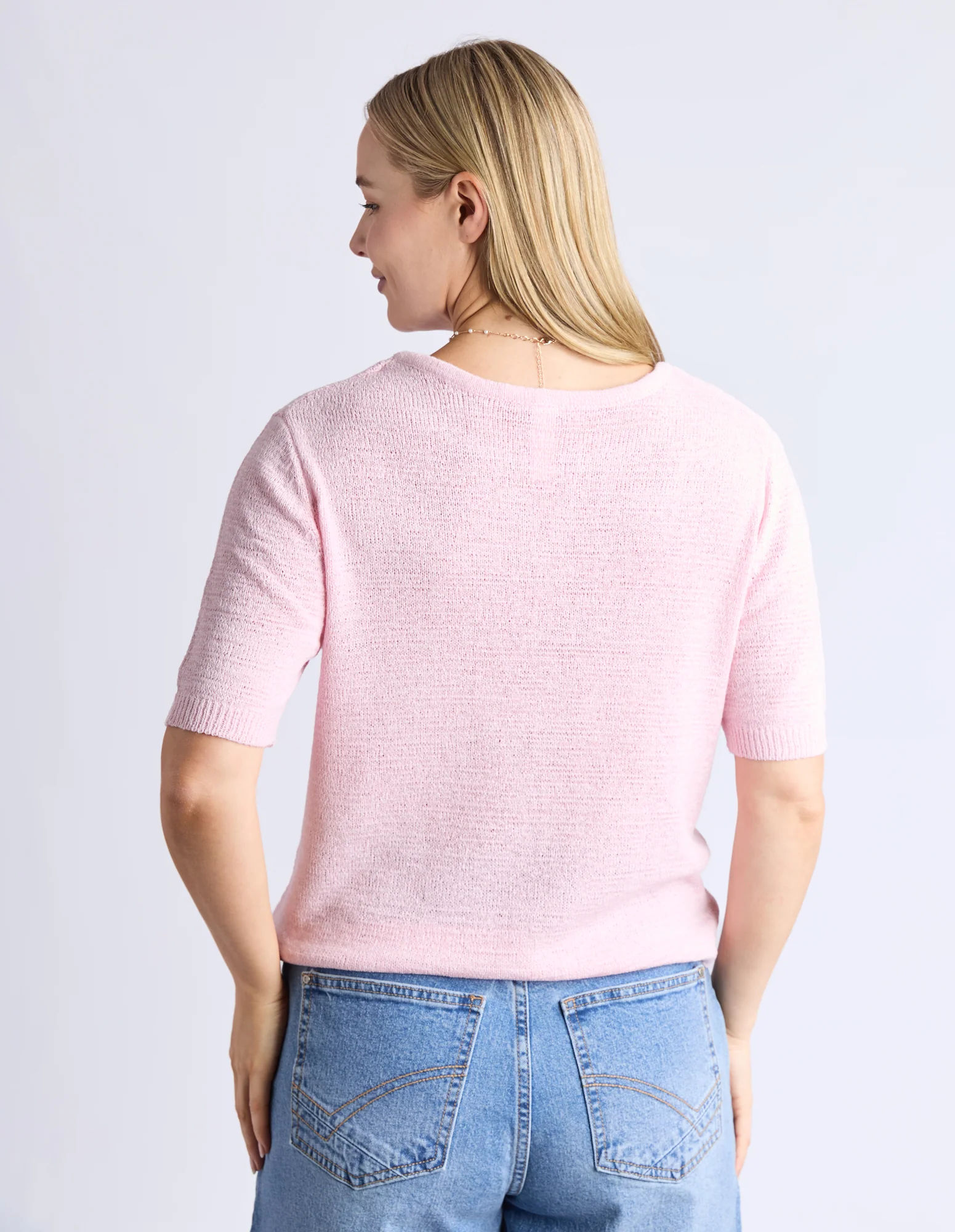 Knit Tee Pink Lady - Image 3