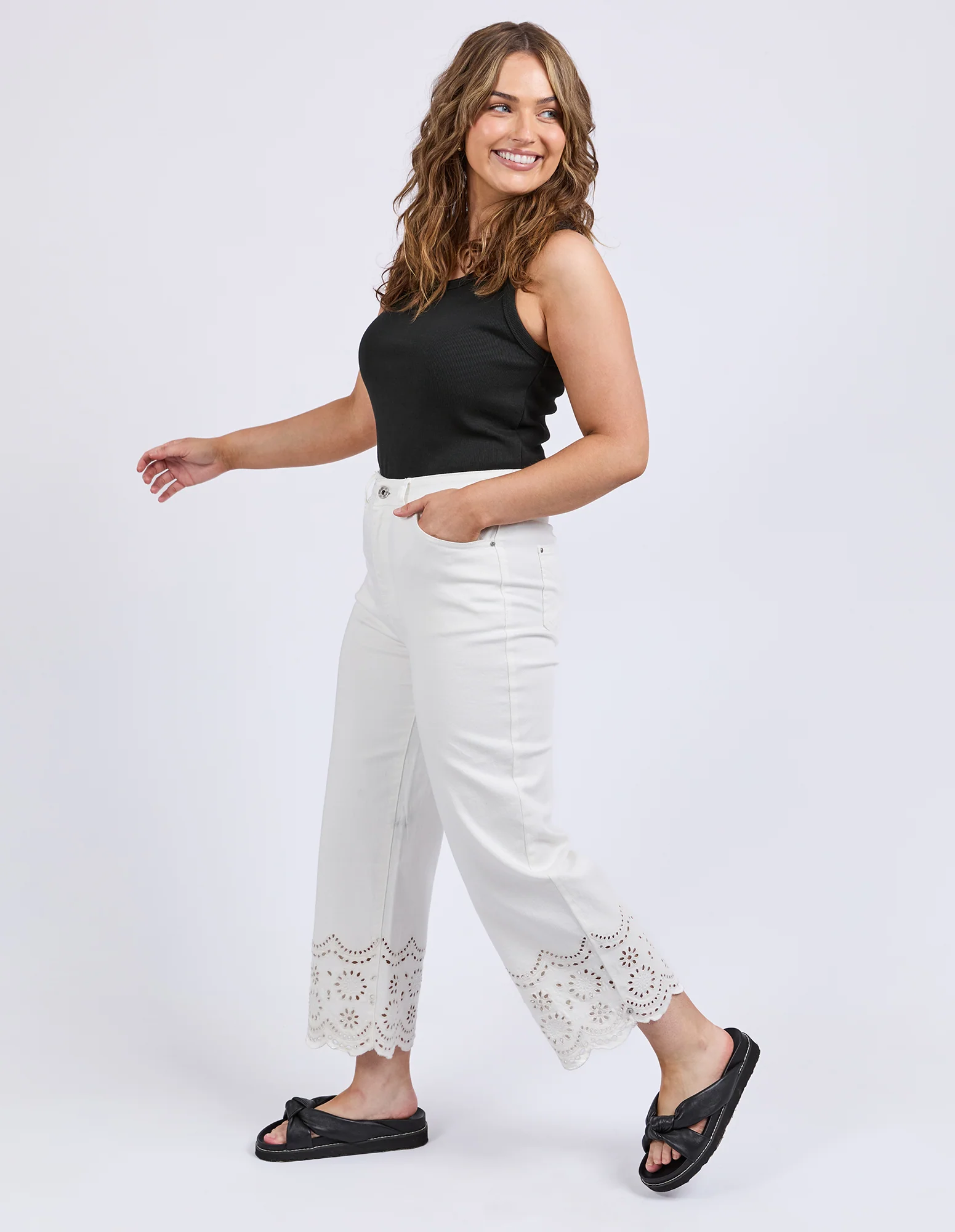 Lace Jean Vintage White - Image 7