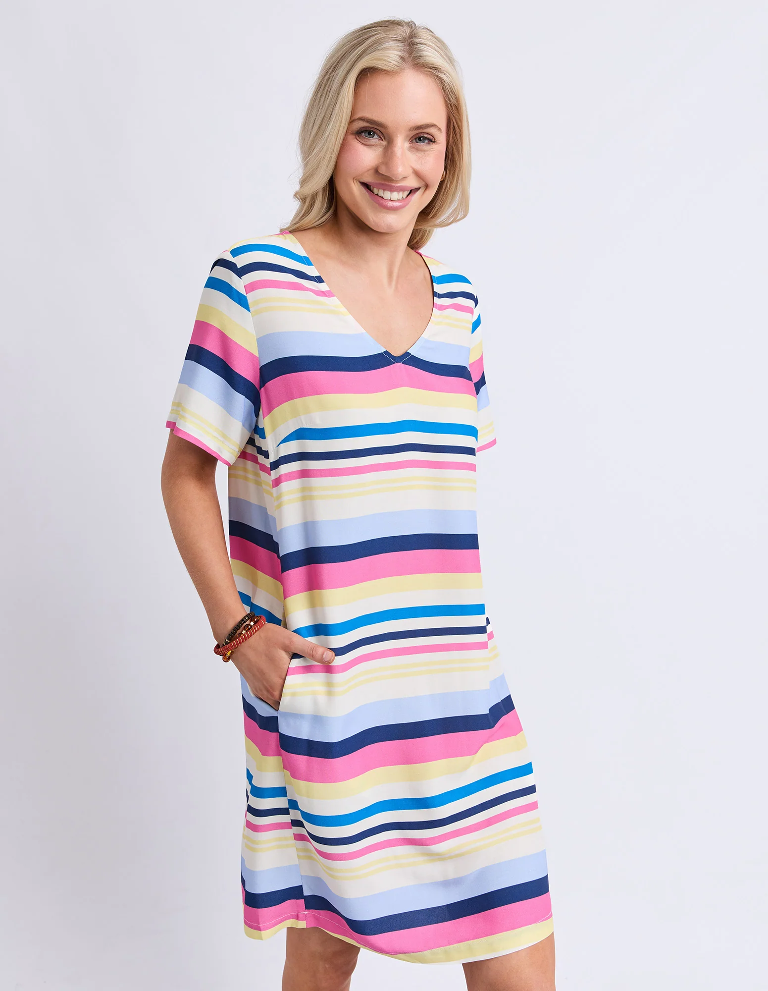 Laney Dress Stripe - Image 4