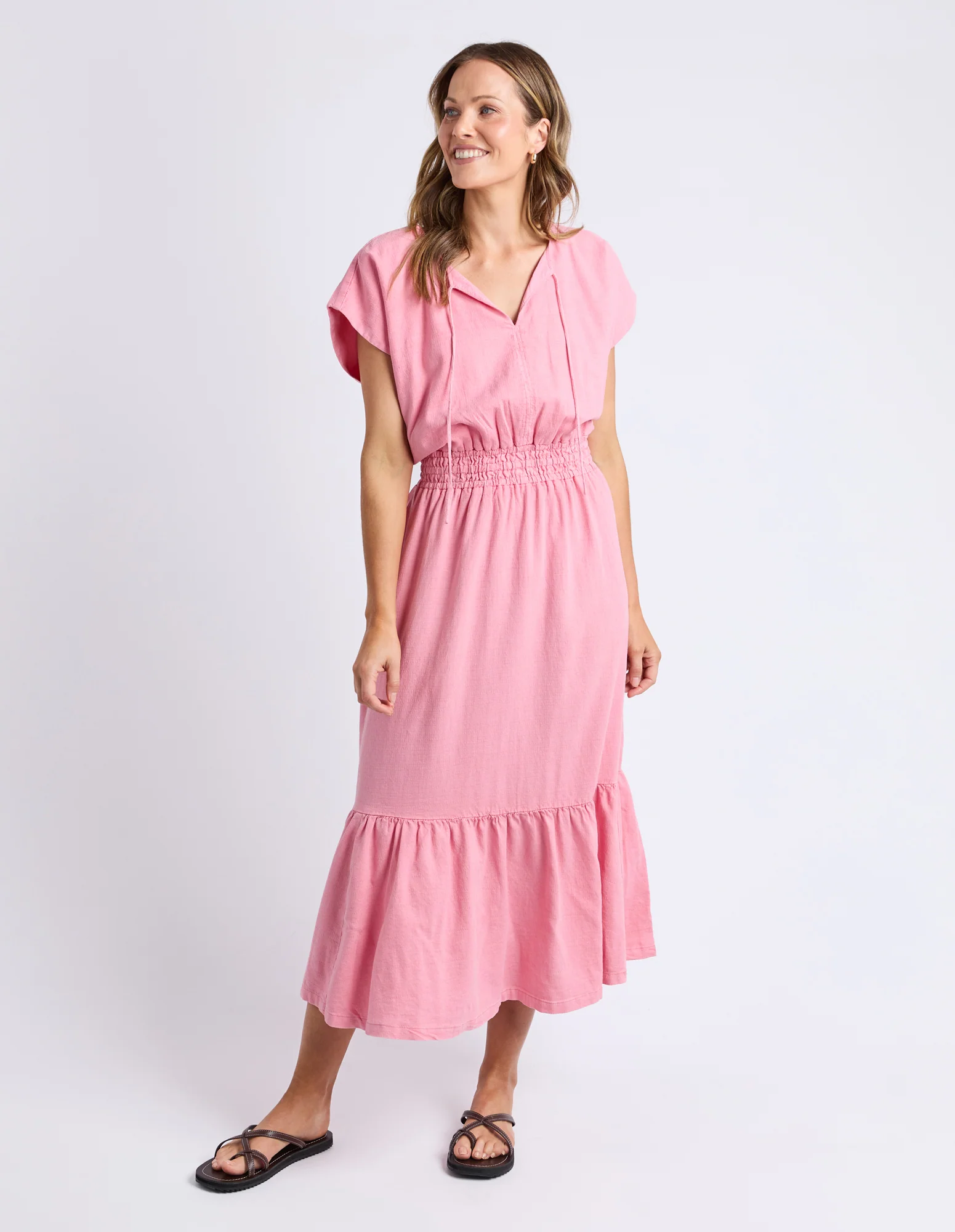 Lia Dress Geranium Pink - Image 12