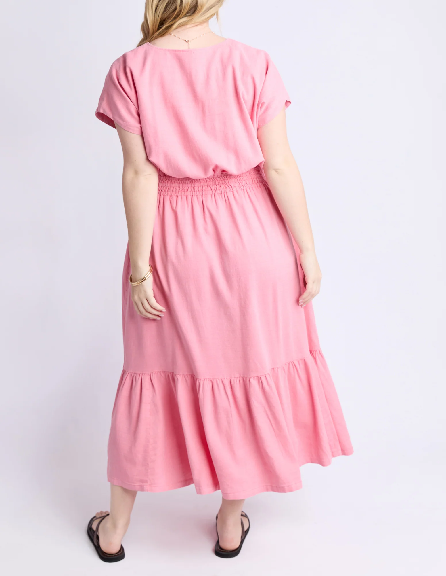 Lia Dress Geranium Pink - Image 4