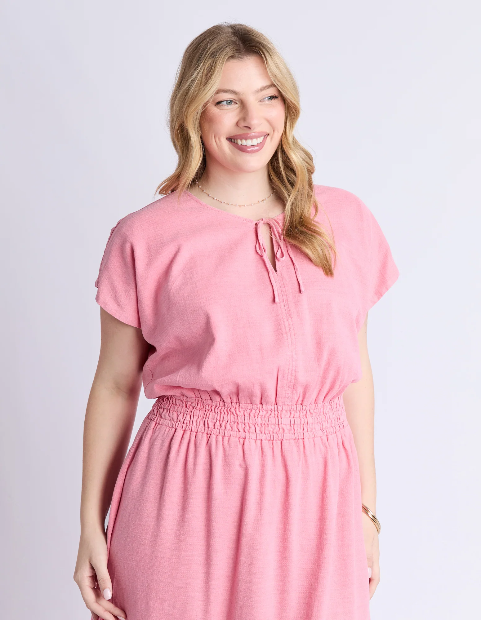 Lia Dress Geranium Pink - Image 5