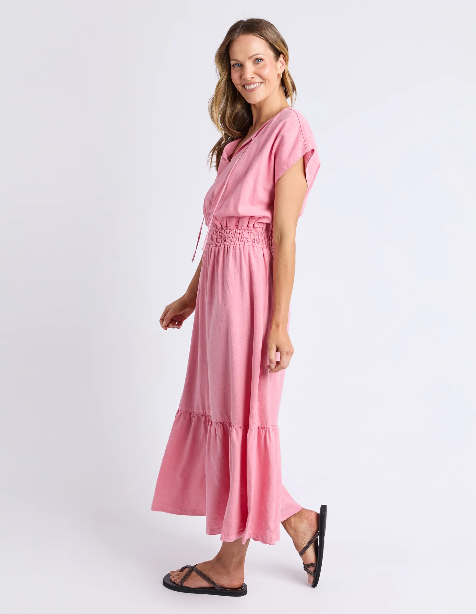 Lia Dress Geranium Pink - Image 8