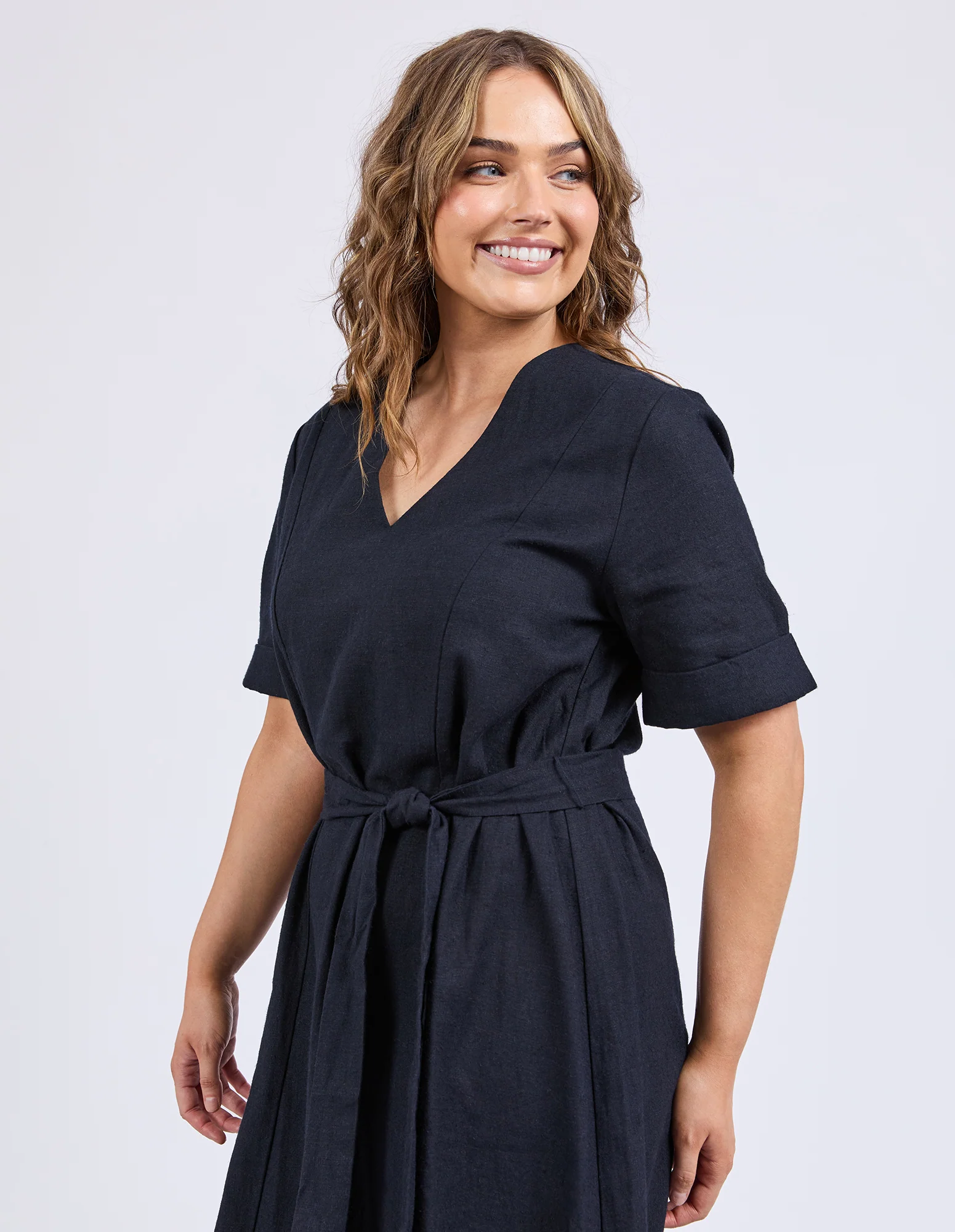 Lily Midi Dress Dark Sapphire - Image 5