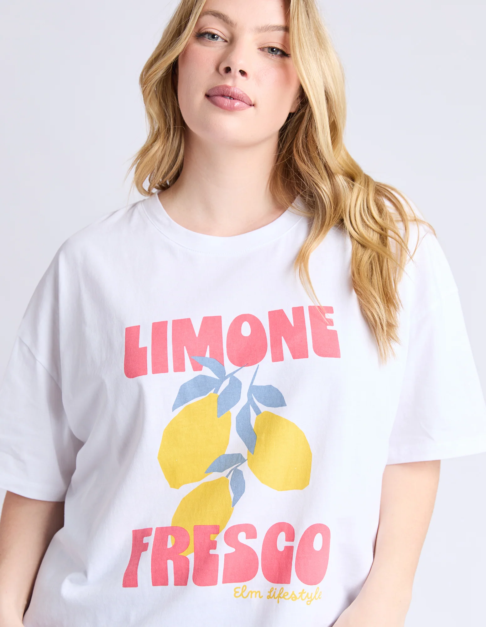 Limone Fresco Tee White - Image 5