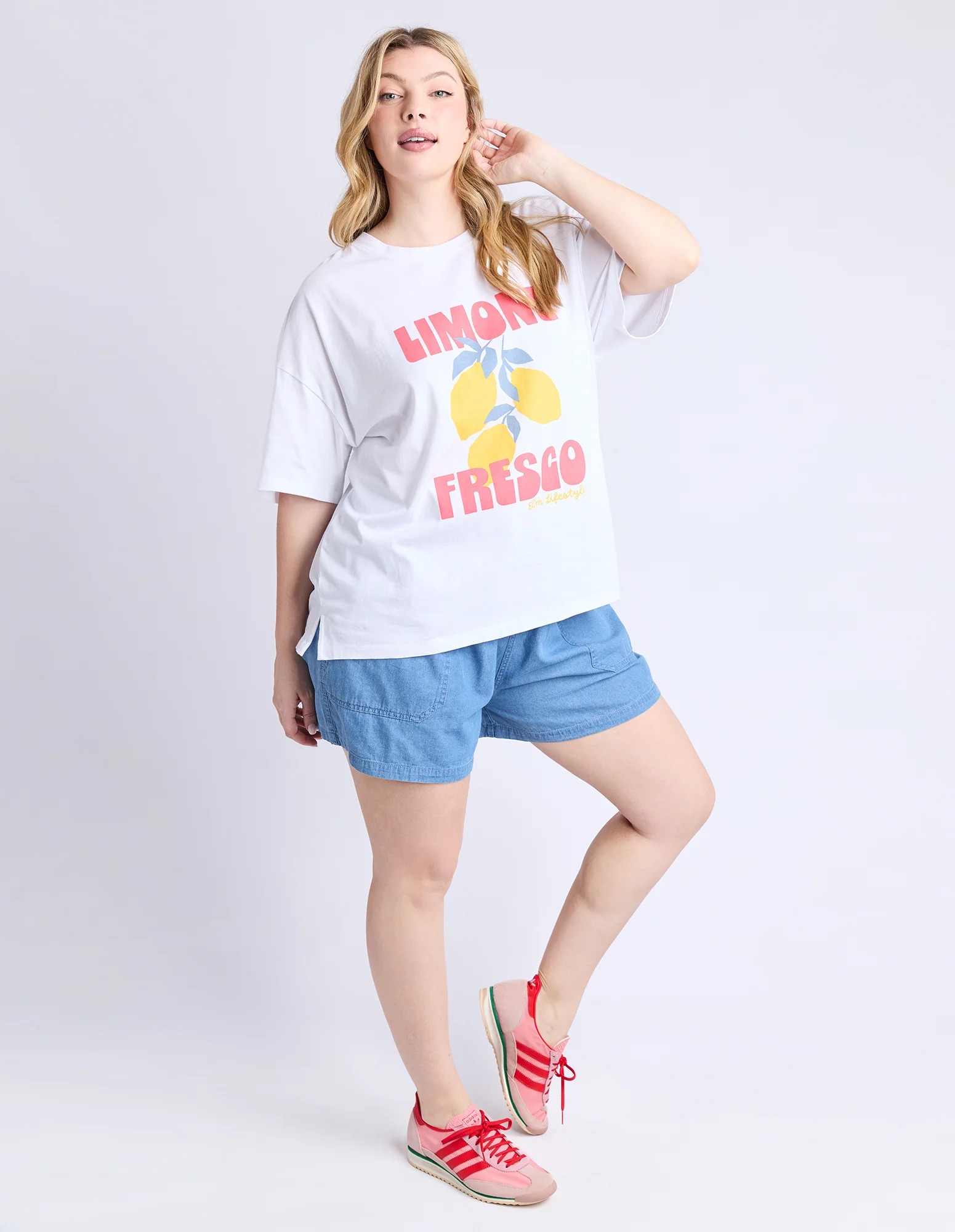 Limone Fresco Tee White - Image 6