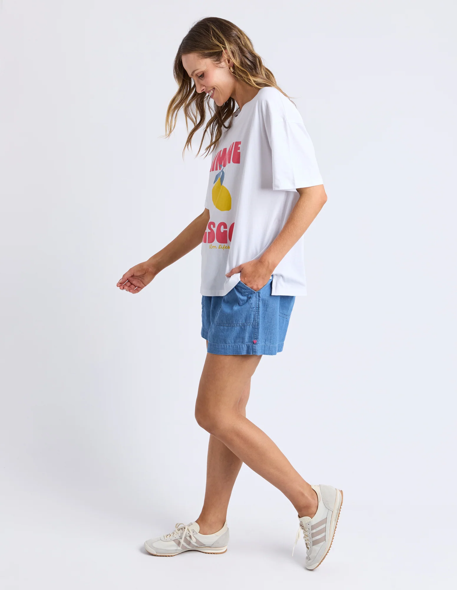 Limone Fresco Tee White - Image 7