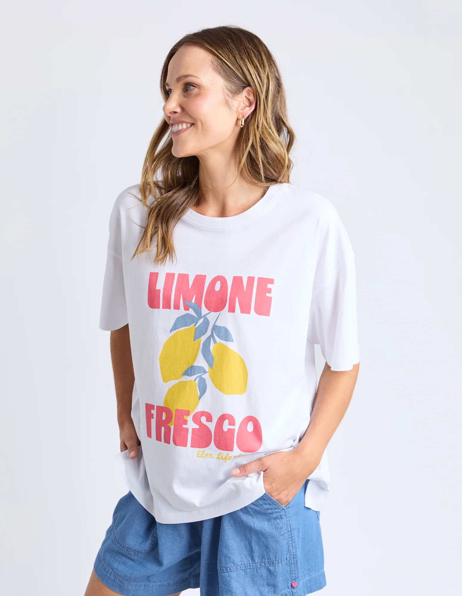 Limone Fresco Tee White - Image 9