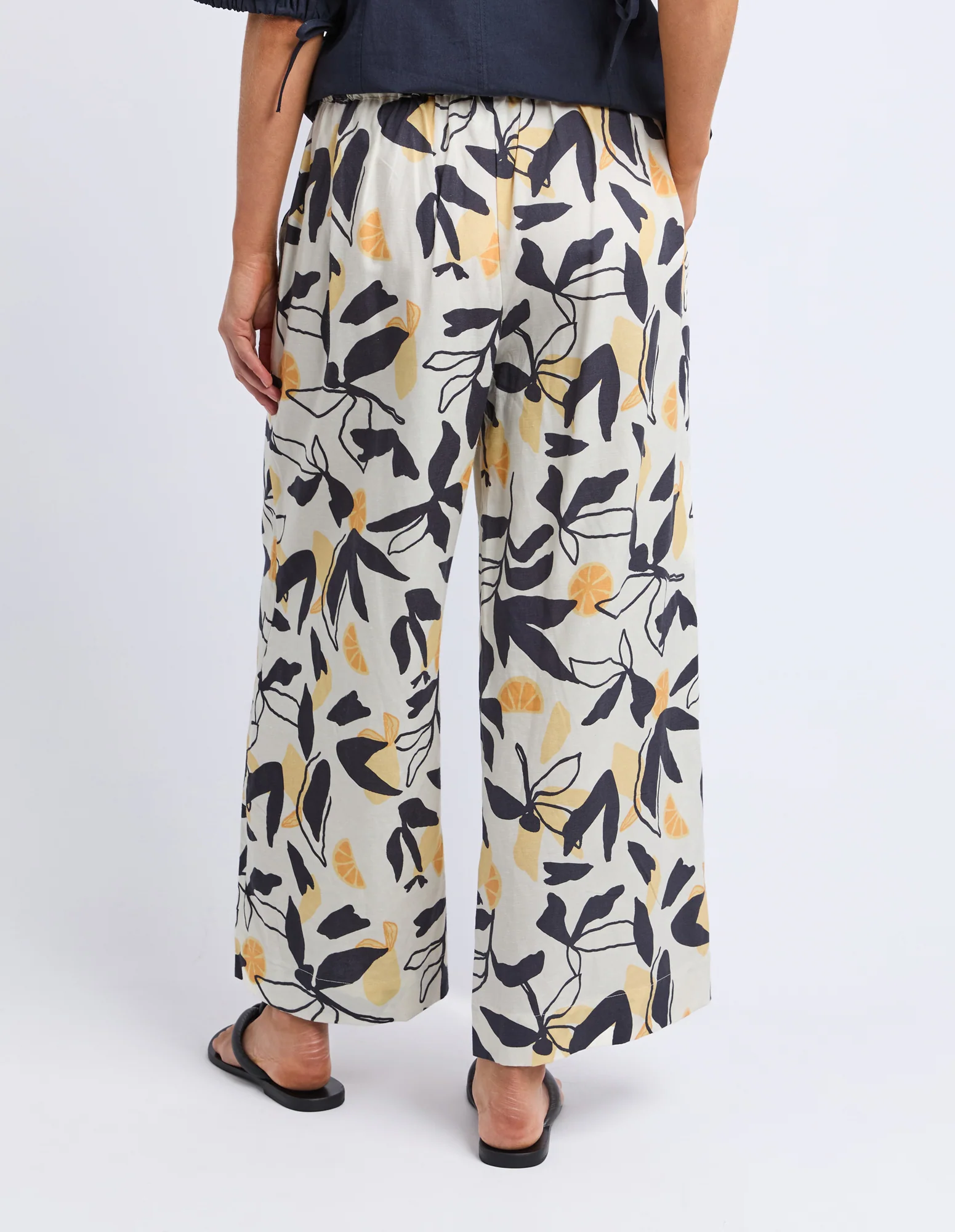 Limone Pant Limone Leaf Print - Image 11