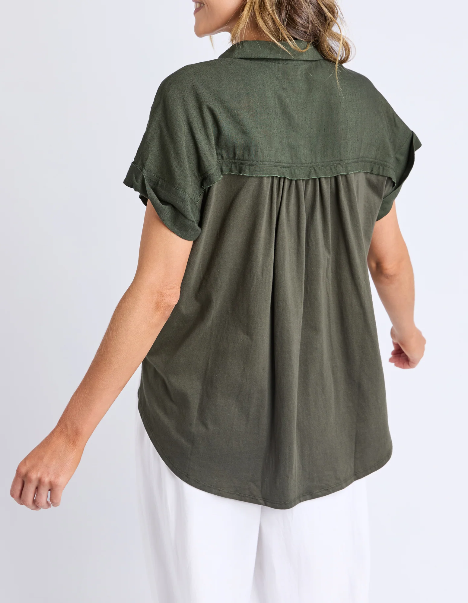 Locket Shirt Khaki - Image 11