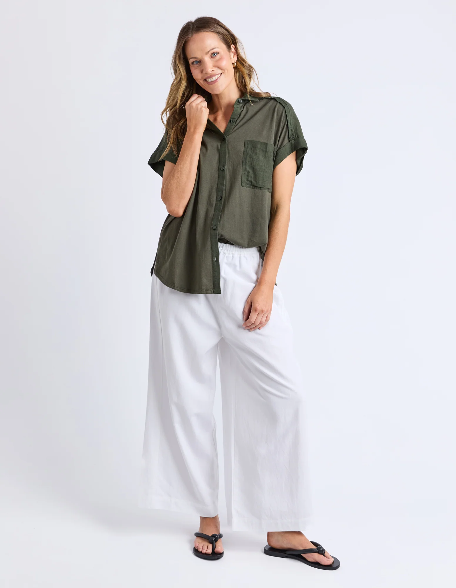 Locket Shirt Khaki - Image 12