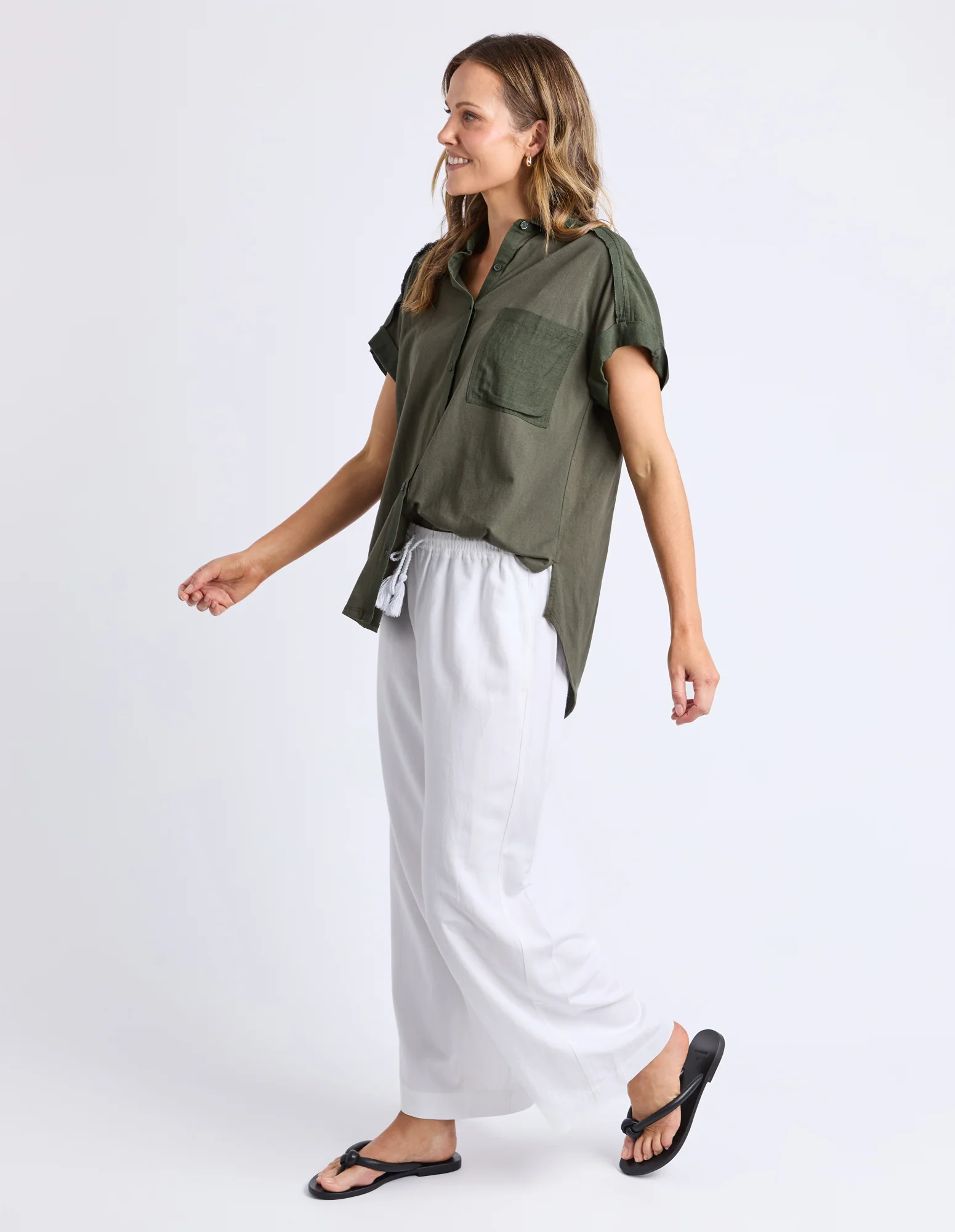 Locket Shirt Khaki - Image 8