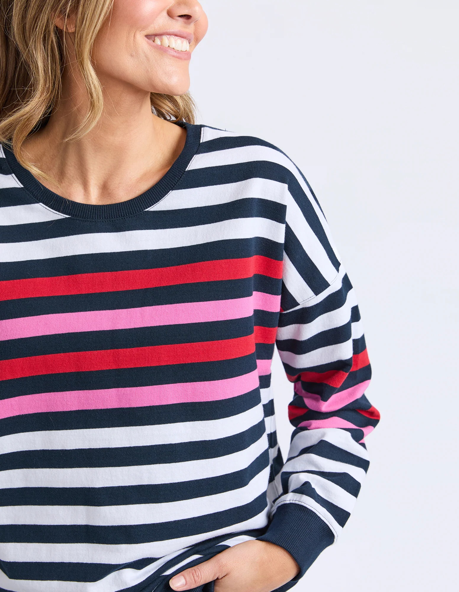 Lollipop Crew Navy & White Stripe - Image 10