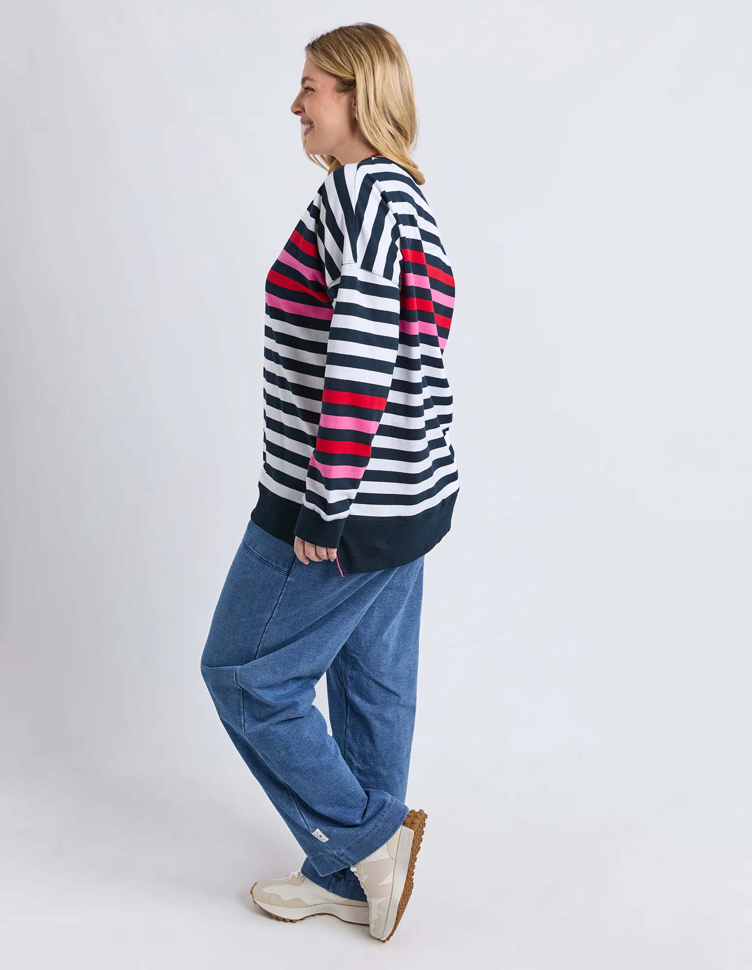 Lollipop Crew Navy & White Stripe - Image 13