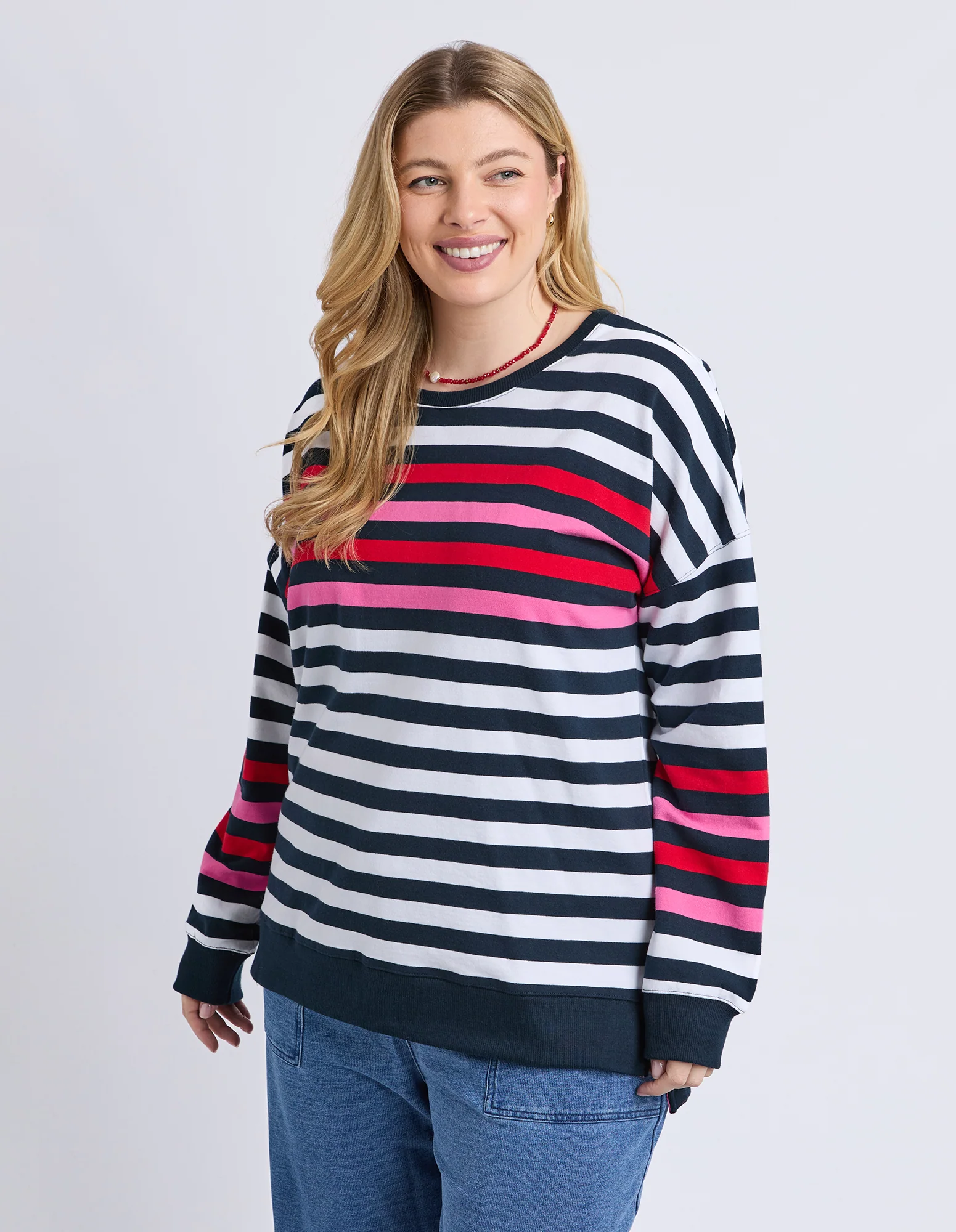 Lollipop Crew Navy & White Stripe - Image 3