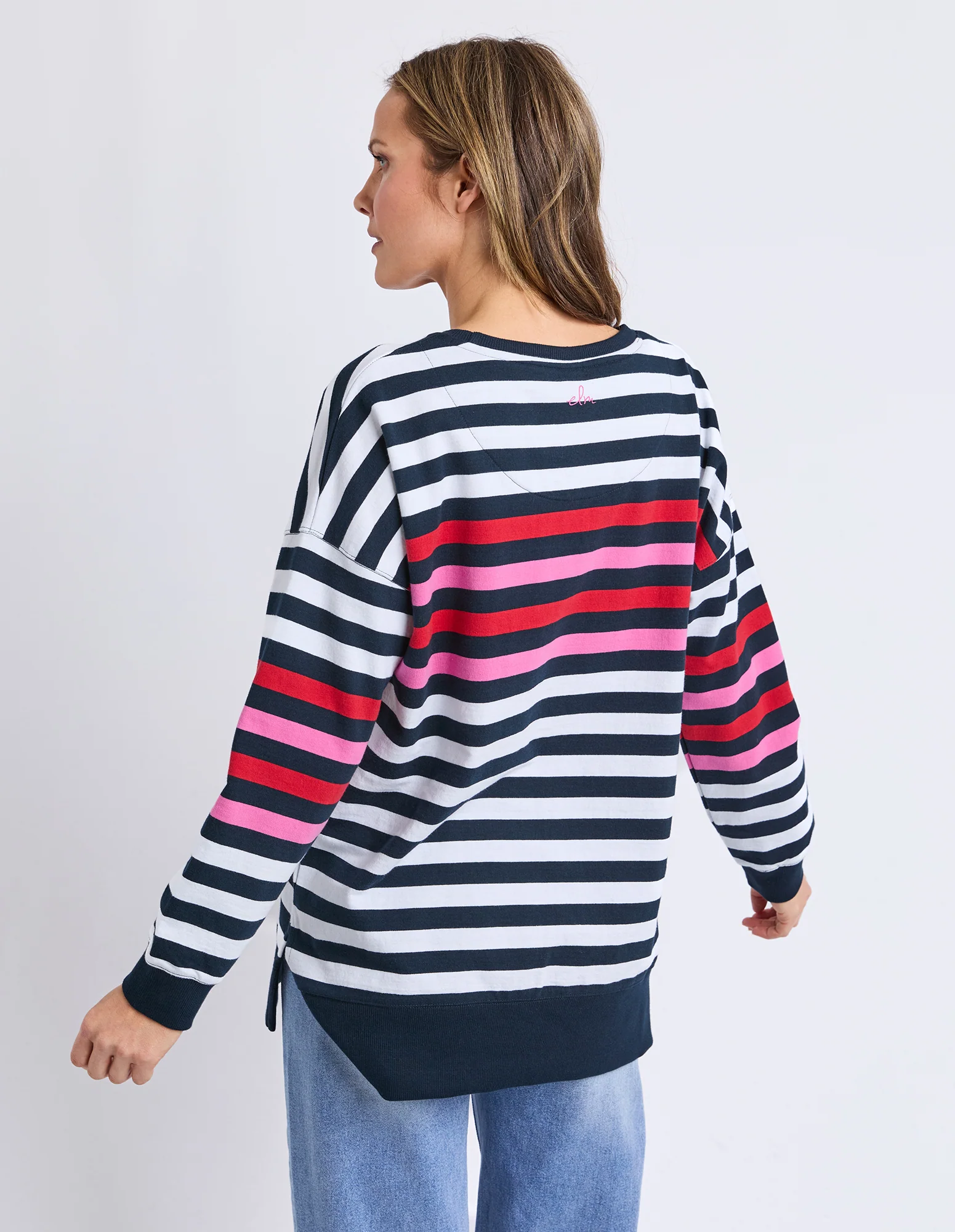 Lollipop Crew Navy & White Stripe - Image 6
