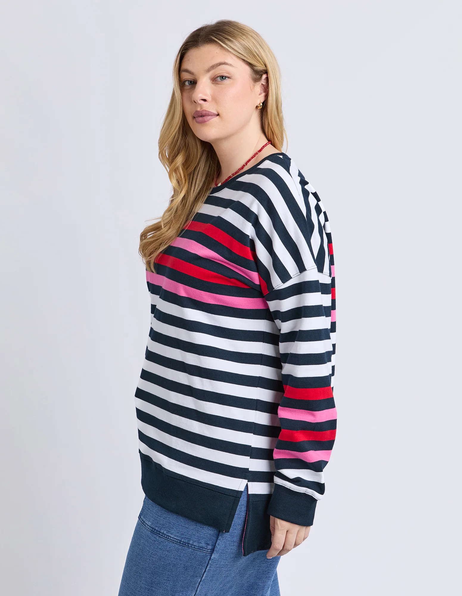 Lollipop Crew Navy & White Stripe - Image 9