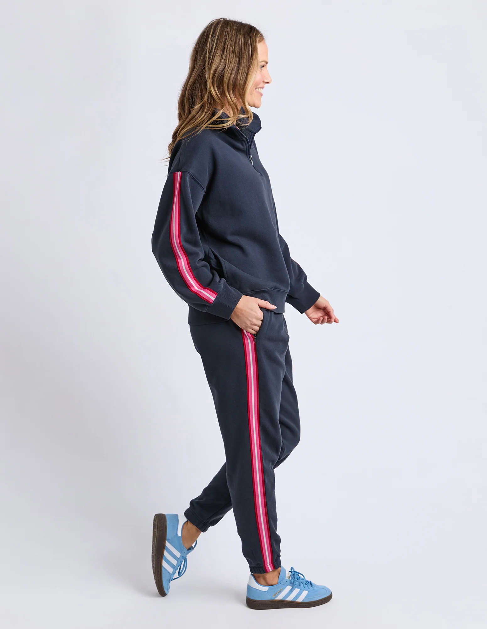 Lover 1/4 Zip Navy - Image 12