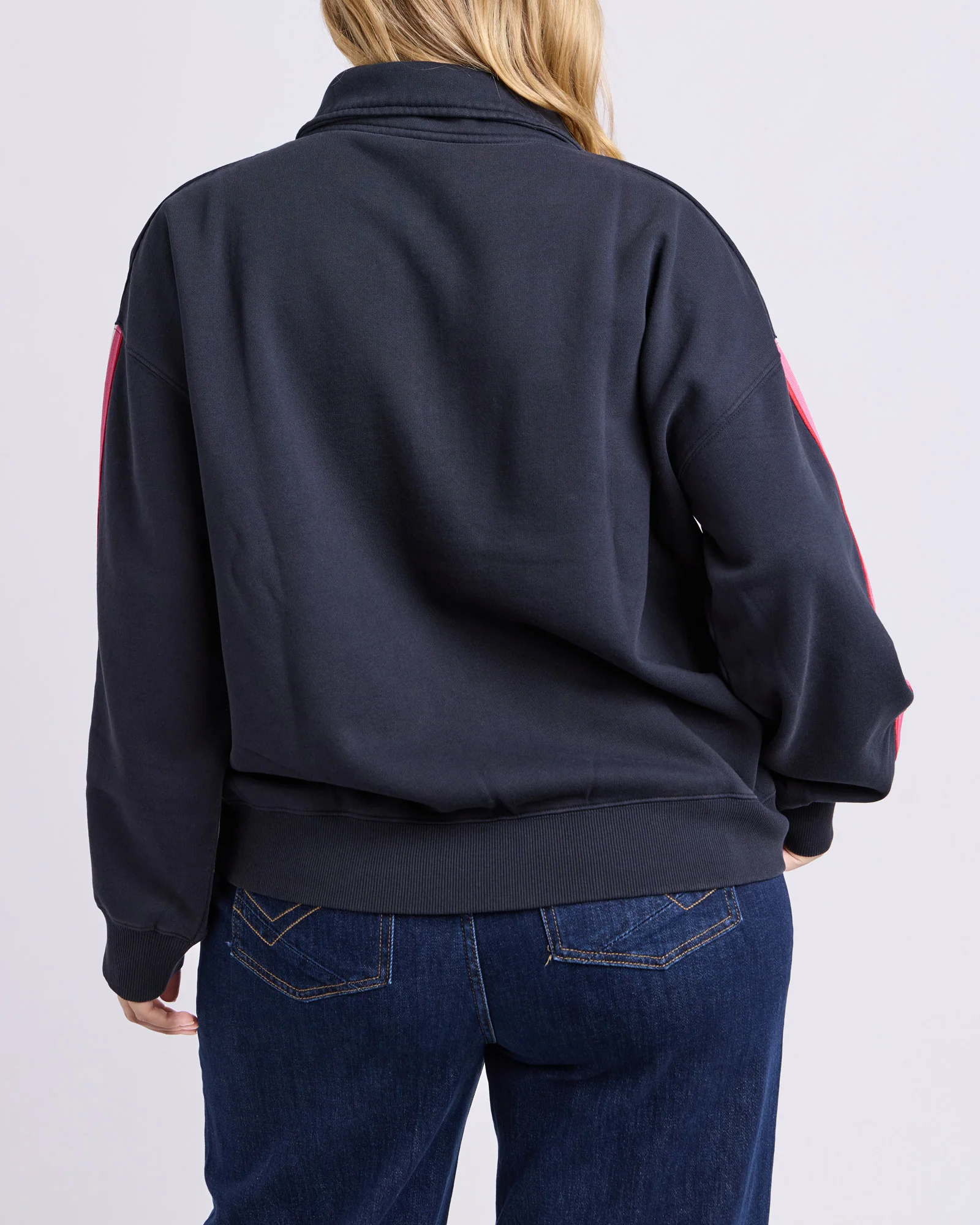 Lover 1/4 Zip Navy - Image 7