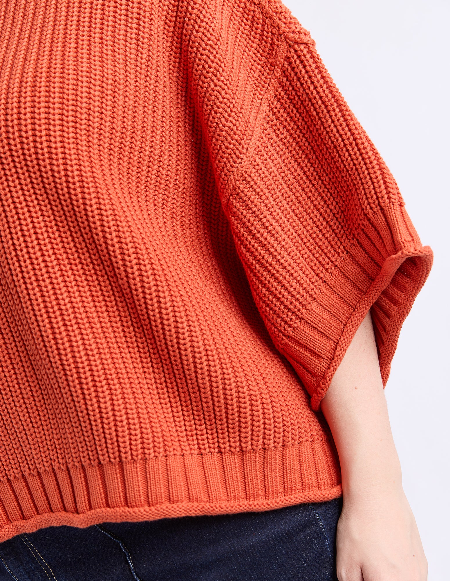 Luela Short Sleeve Knit Orange - Image 6