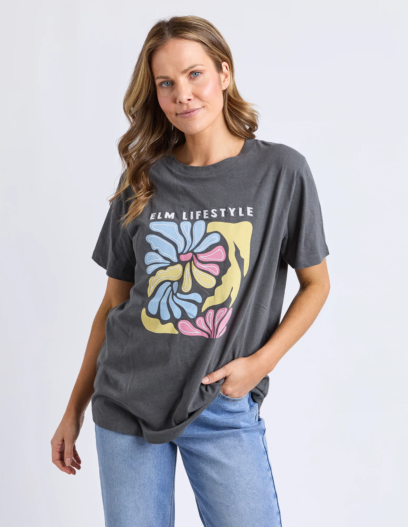 Lulu Tee Washed Black - Image 18