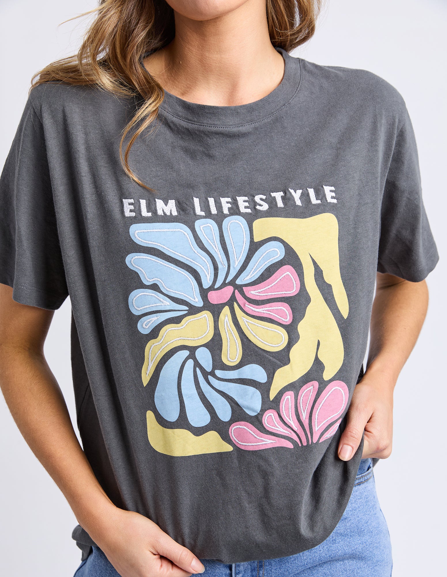 Lulu Tee Washed Black - Image 6