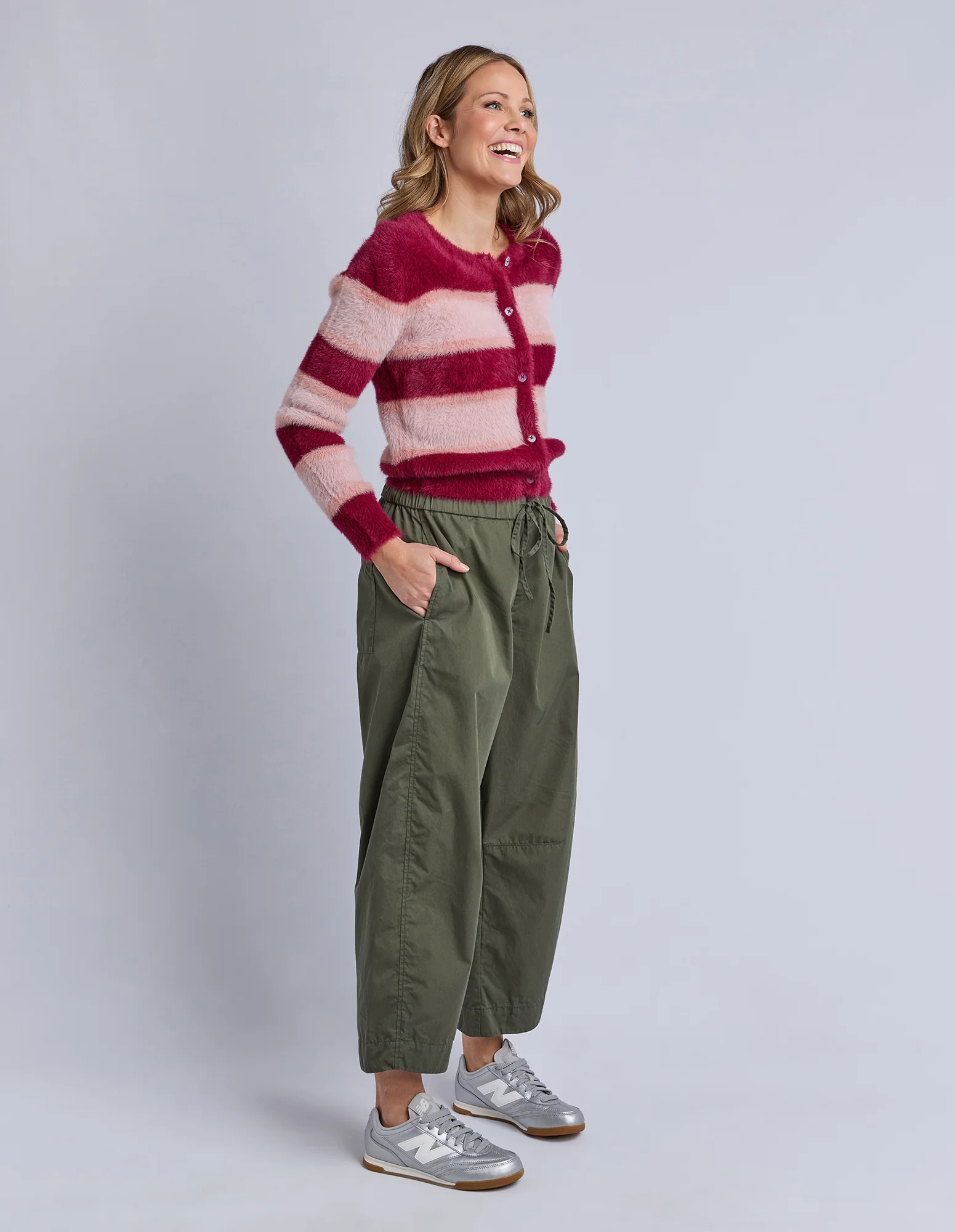 Lund Barrel Leg Pant Basil - Image 8