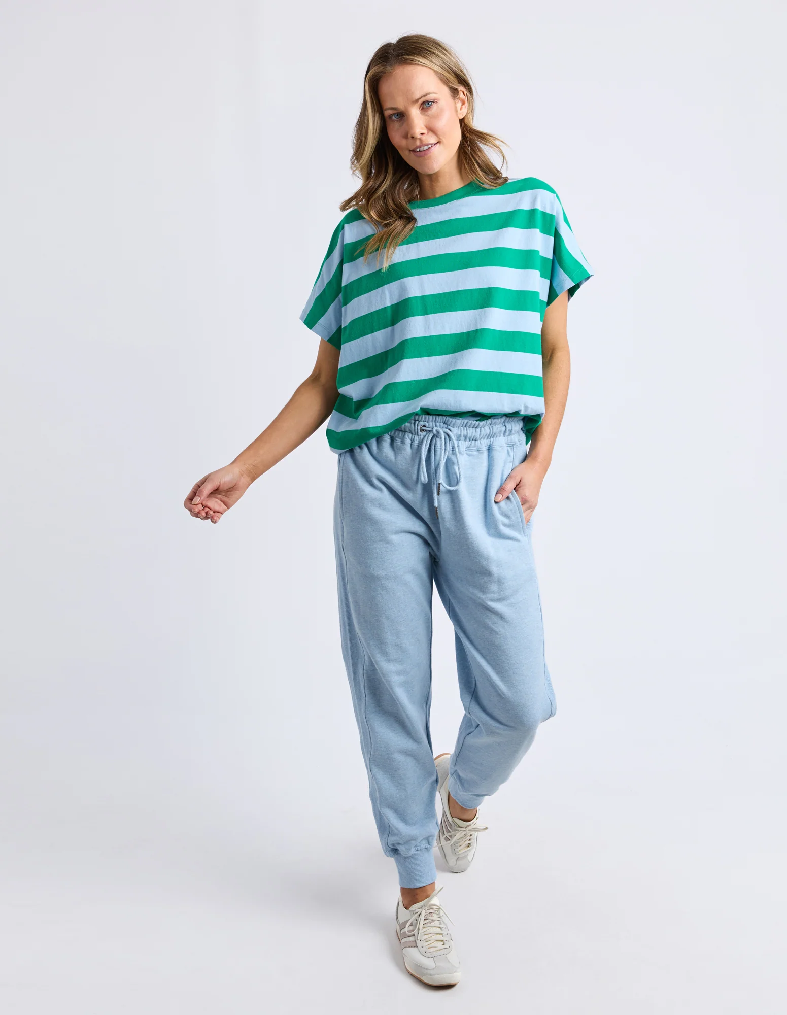 Lydia Trackpant Pale Blue Marle - Image 2