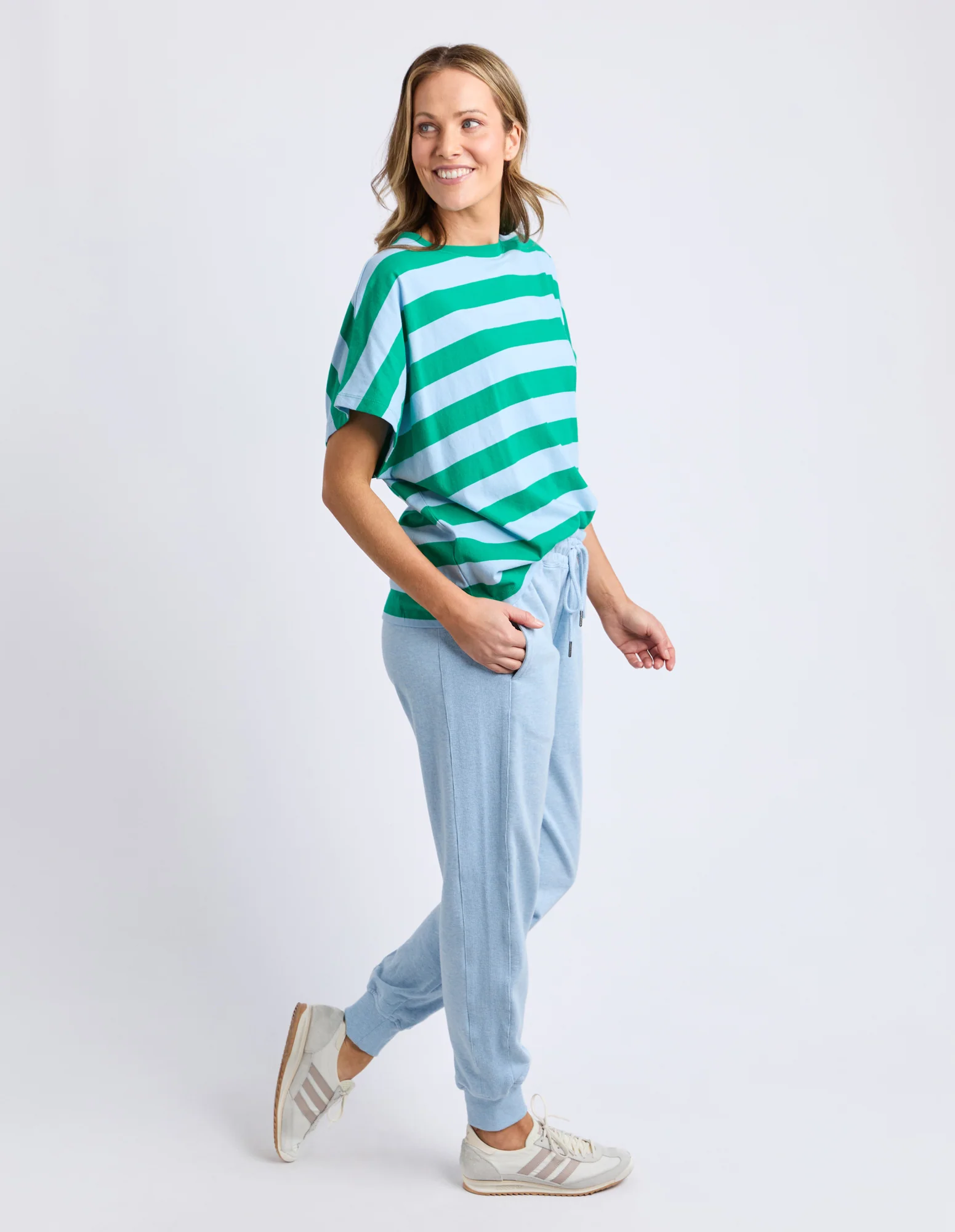 Lydia Trackpant Pale Blue Marle - Image 6