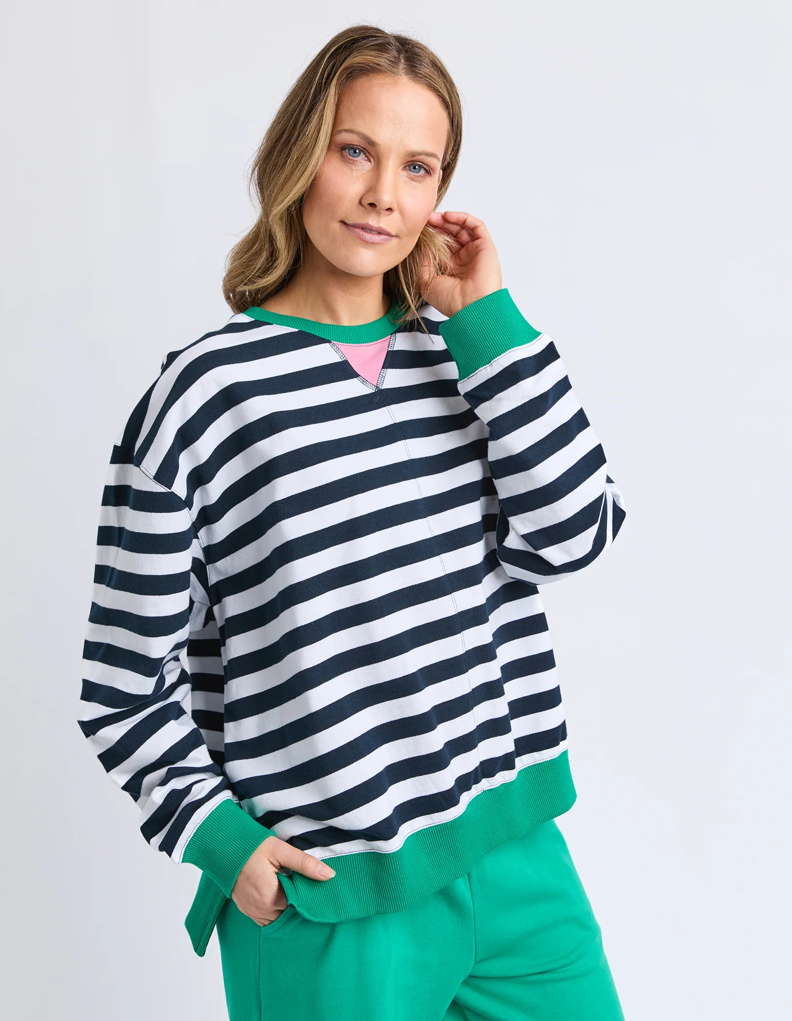 Maps Crew Navy & White Stripe - Image 4