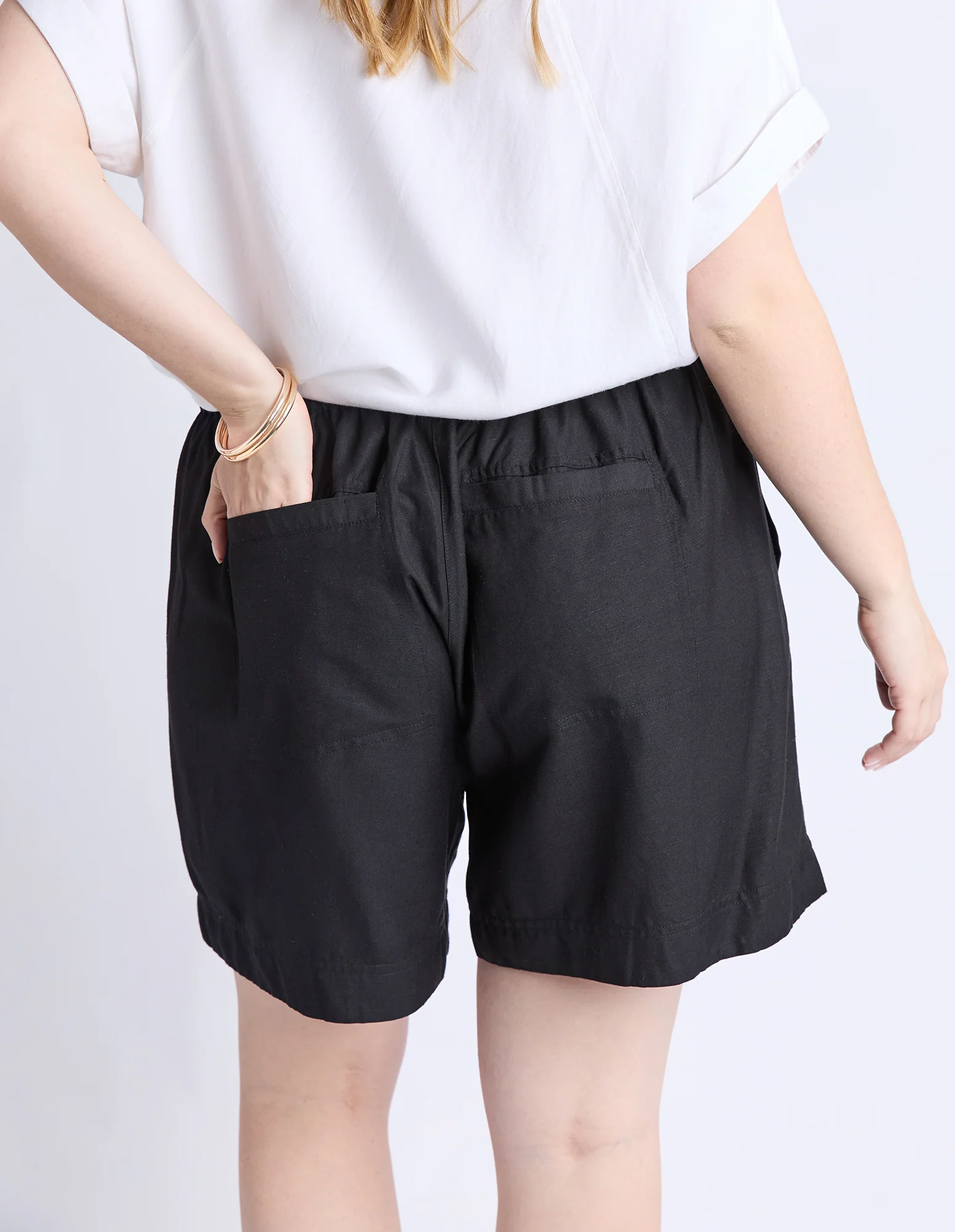 Margi Long Line Short Black - Image 4