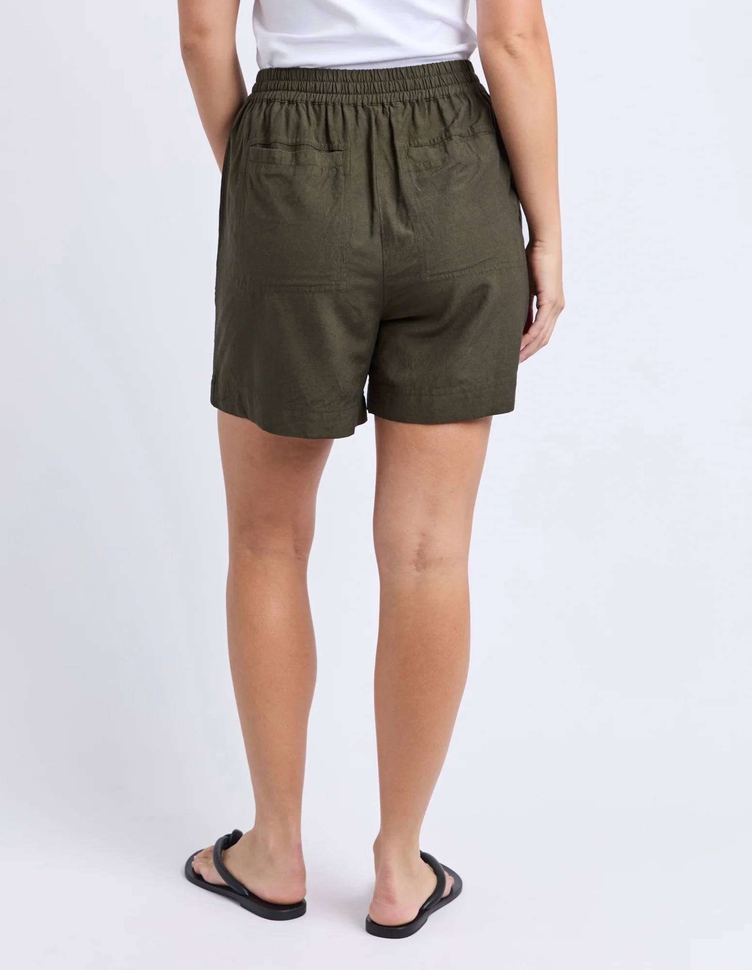 Margi Long Line Short Khaki - Image 11