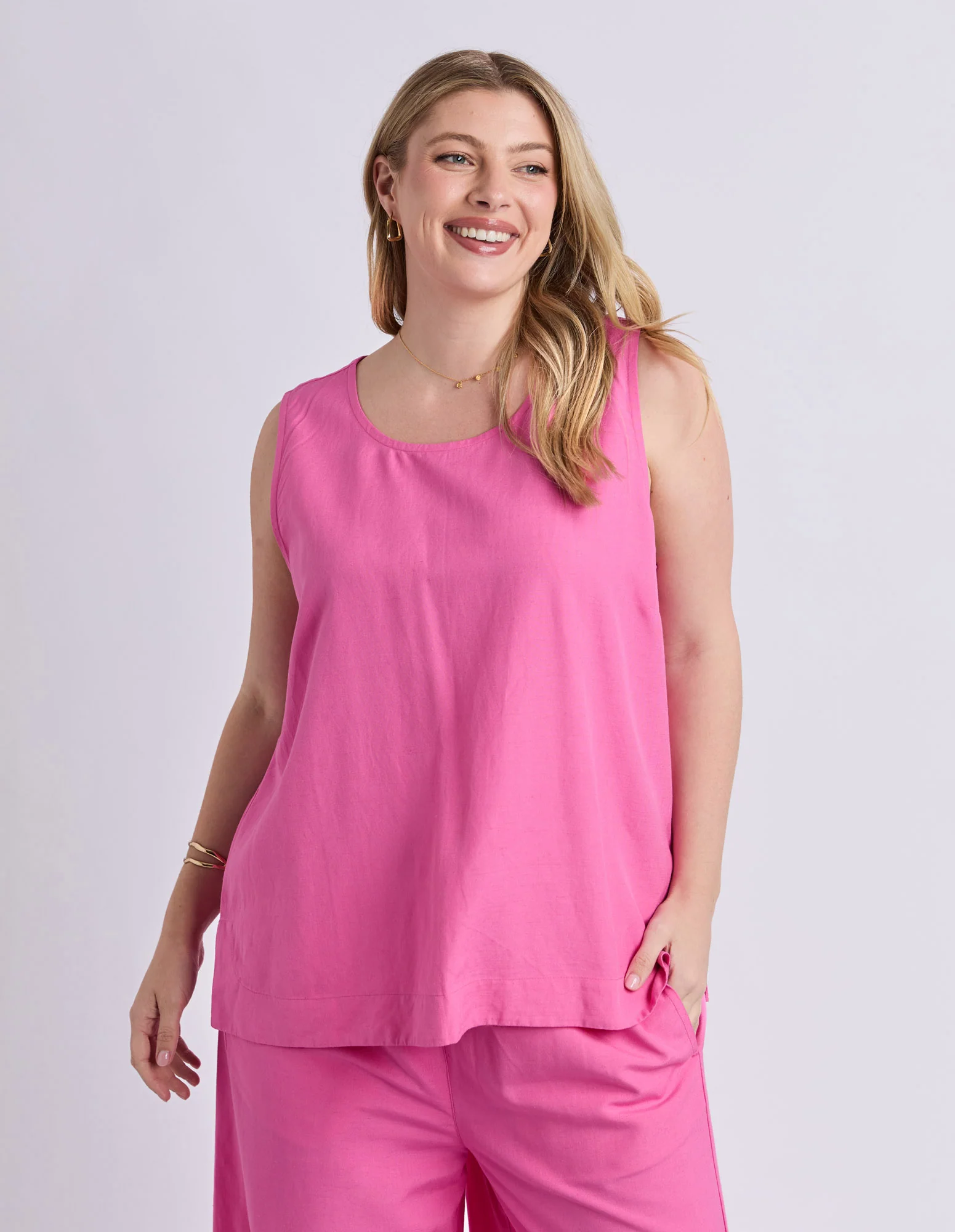 Maura Tank Hot Pink - Image 2