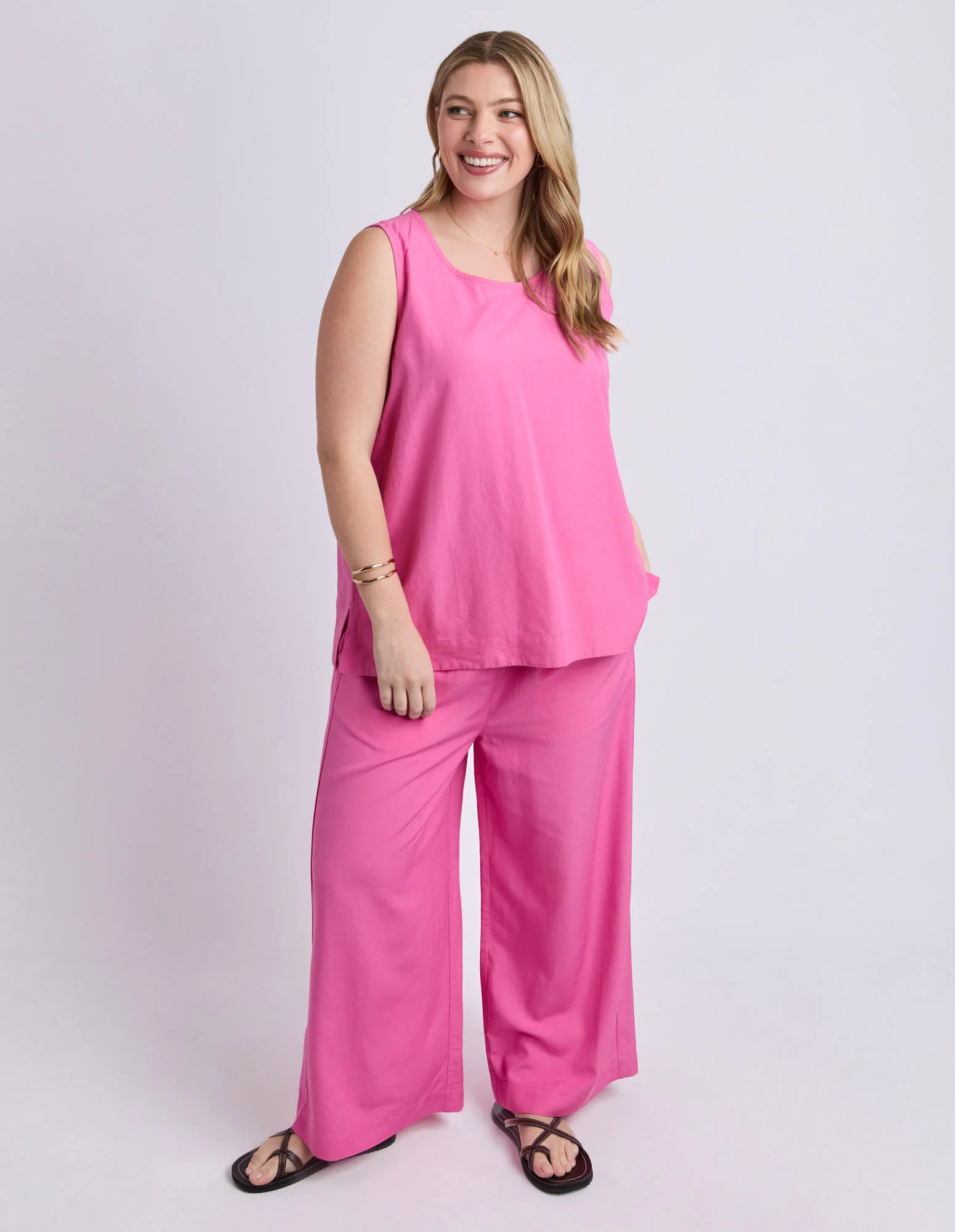 Maura Tank Hot Pink - Image 3