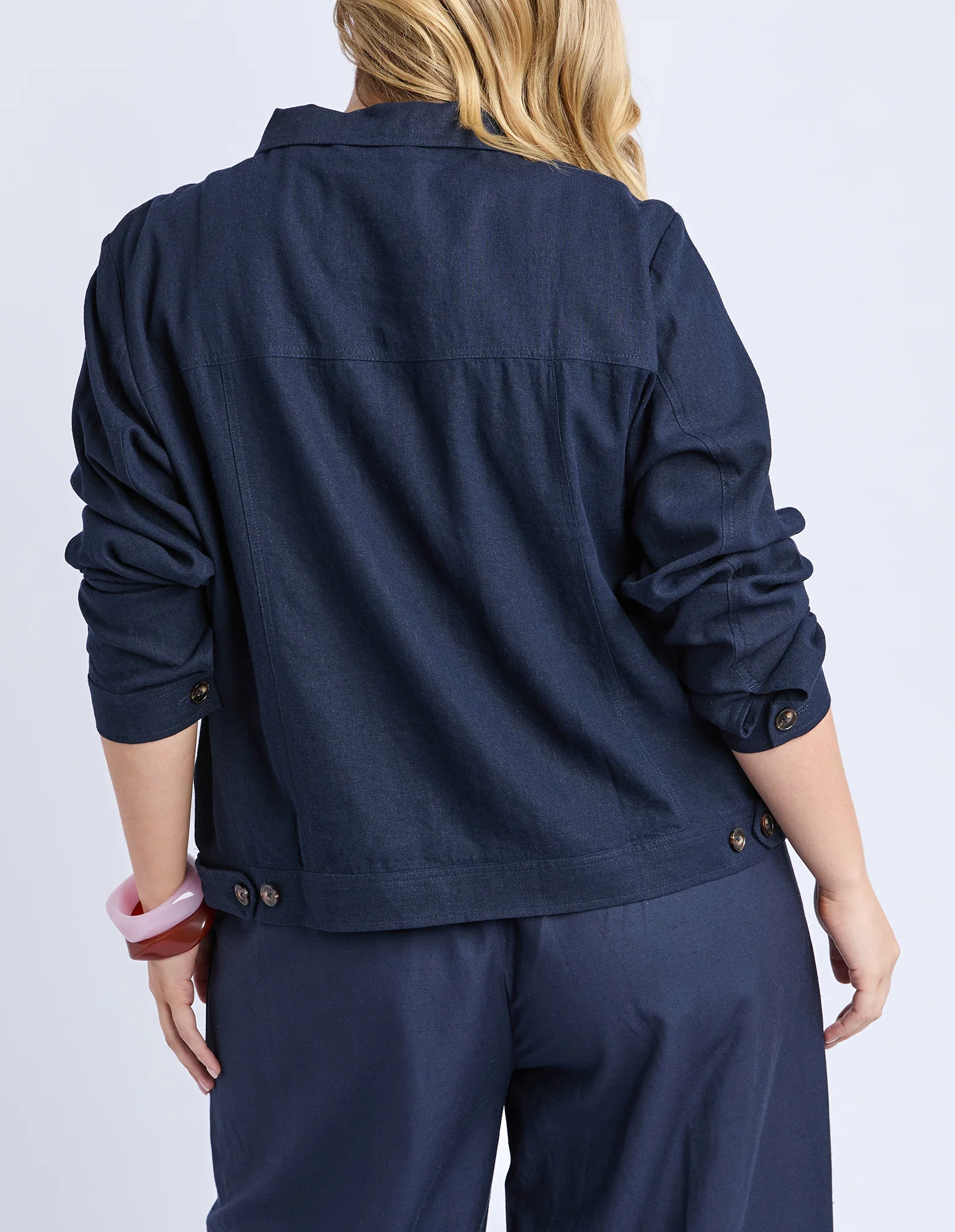 Maylee Jacket Navy - Image 3