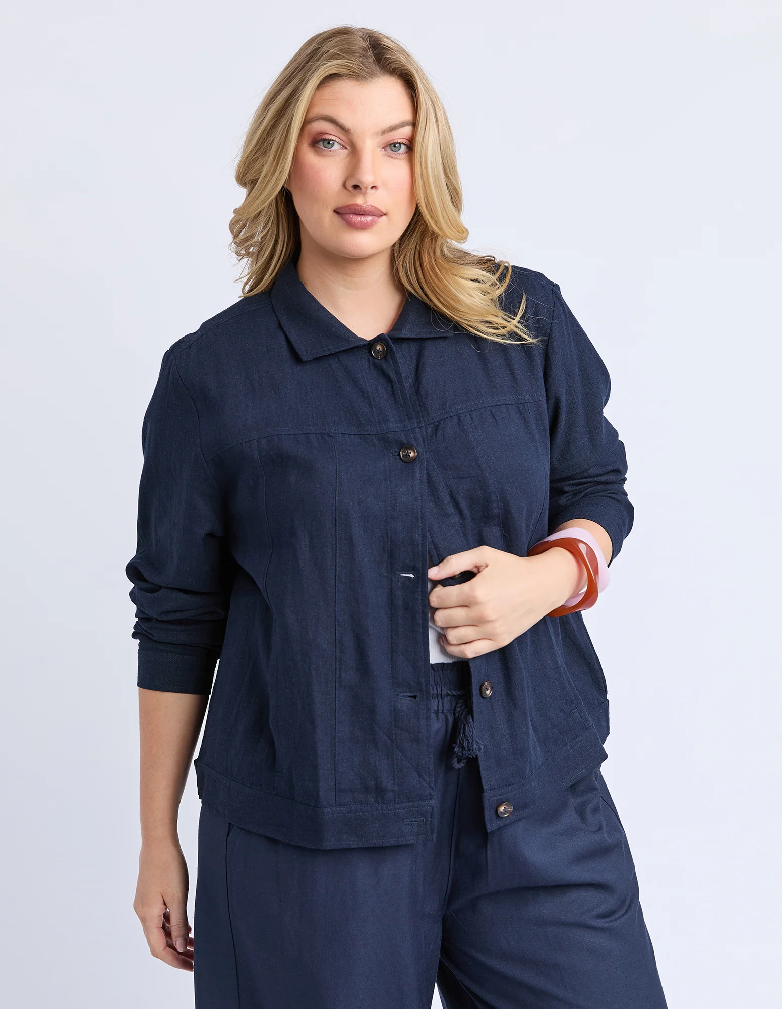 Maylee Jacket Navy - Image 5