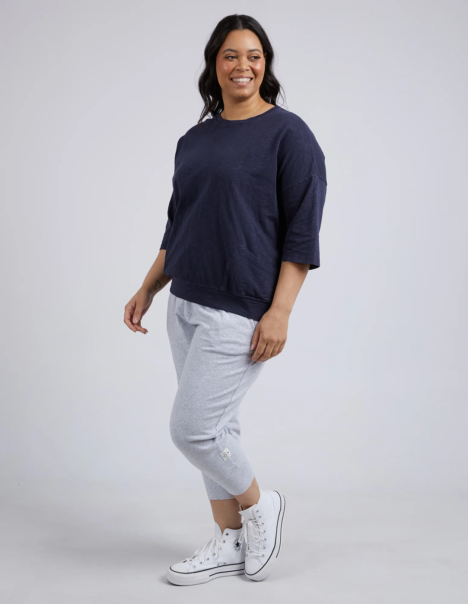 Mazie Sweat Navy - Image 10