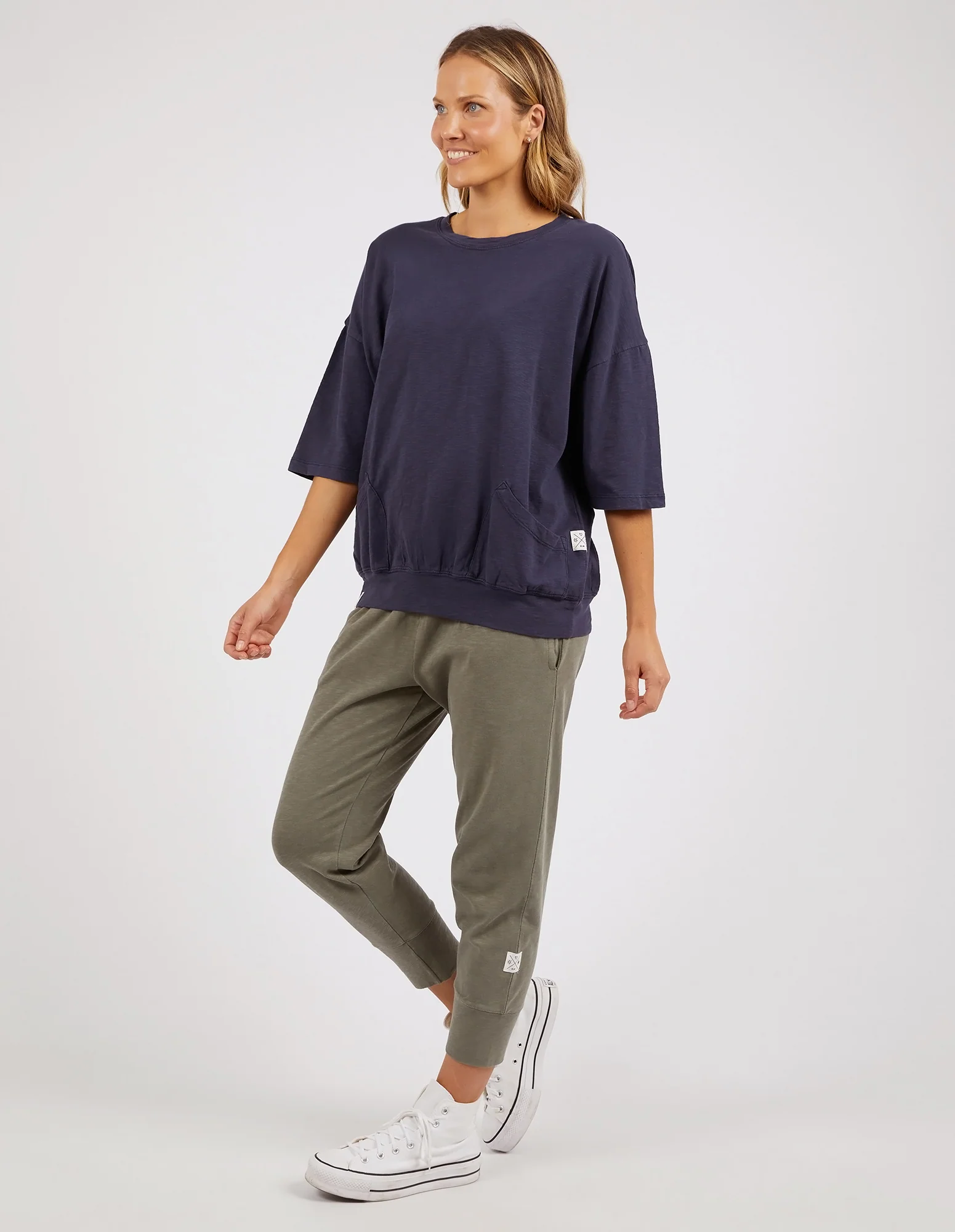 Mazie Sweat Navy - Image 4