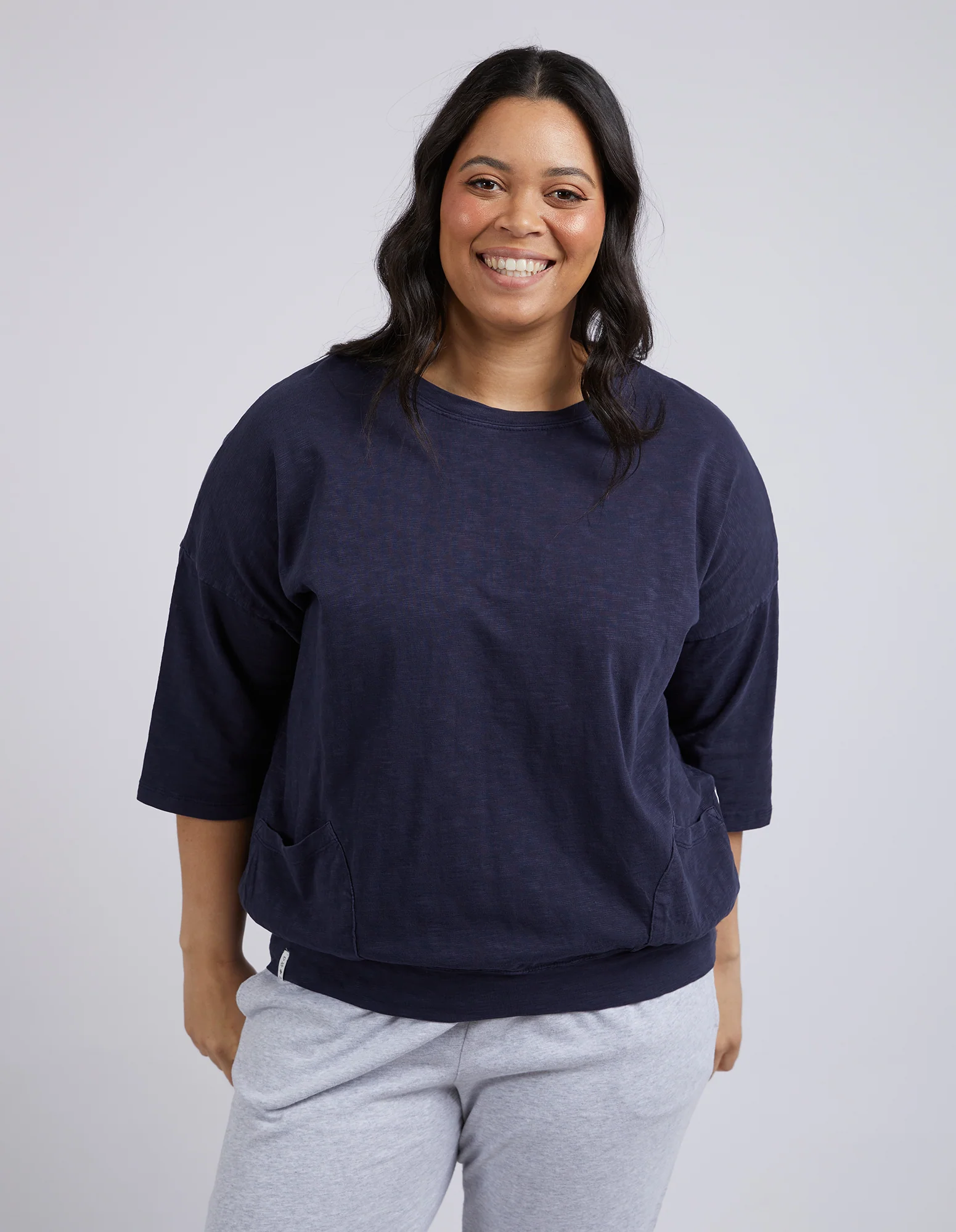 Mazie Sweat Navy - Image 6