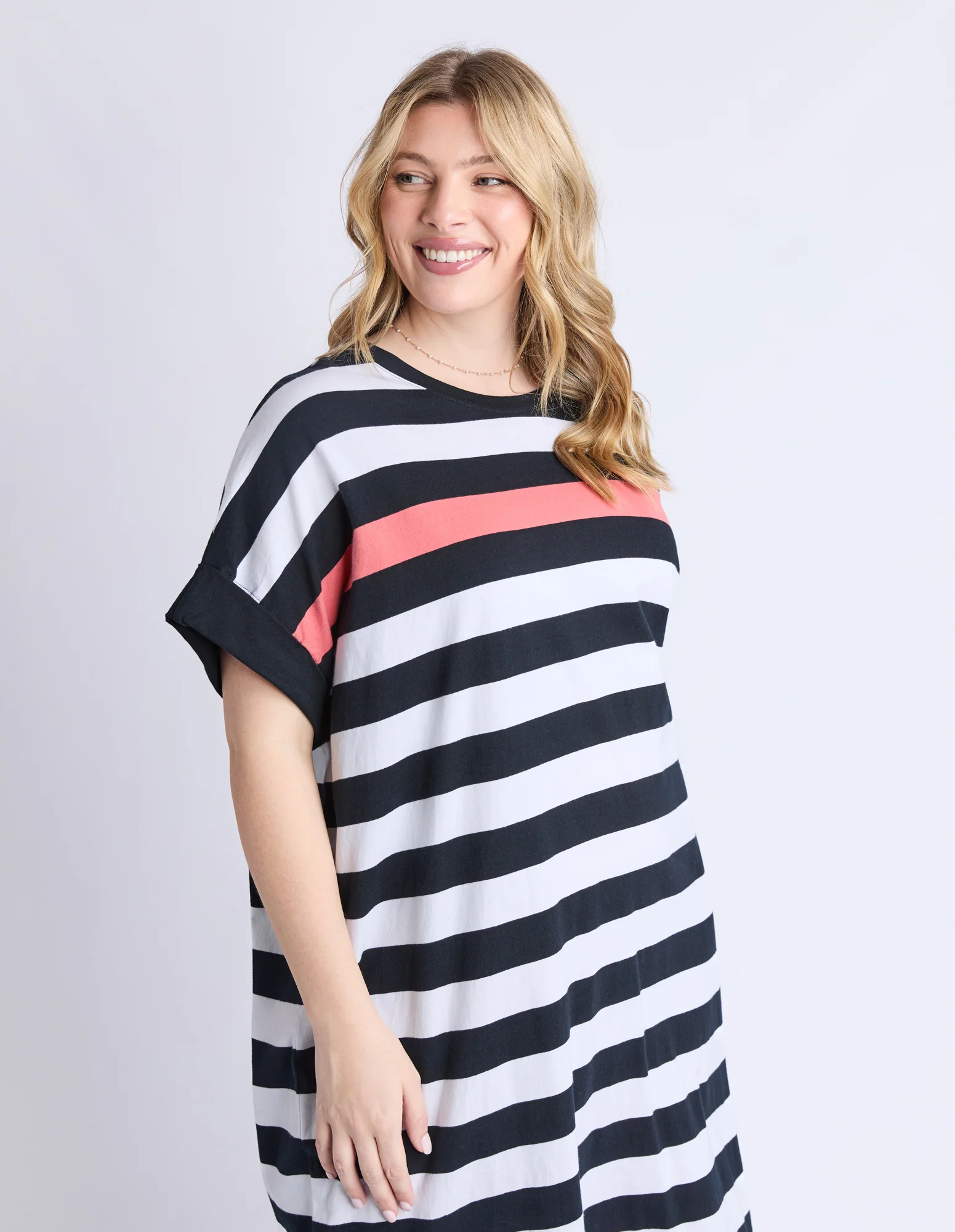 Mckinley Dress Black And White Stripe - Image 10