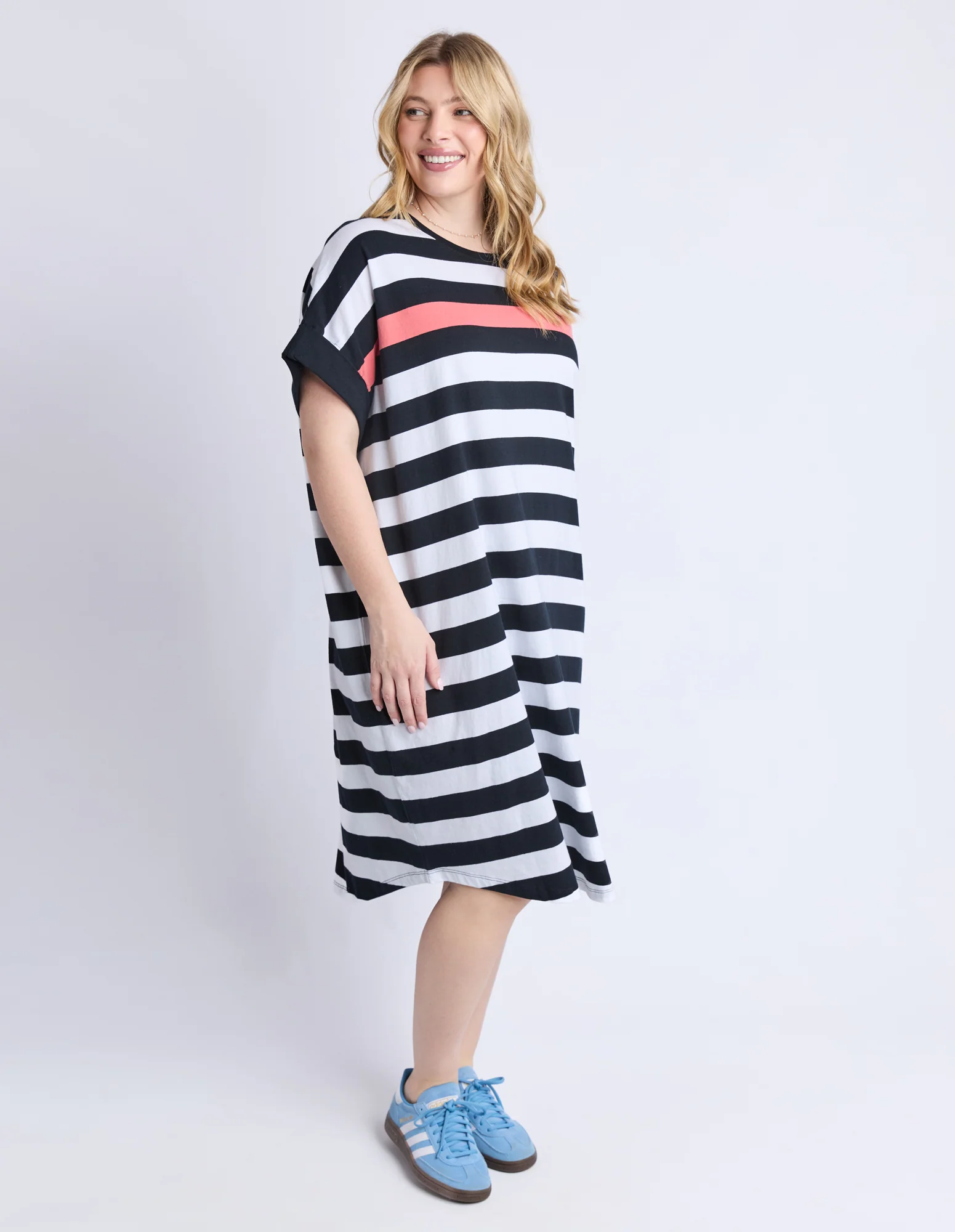 Mckinley Dress Black And White Stripe - Image 12