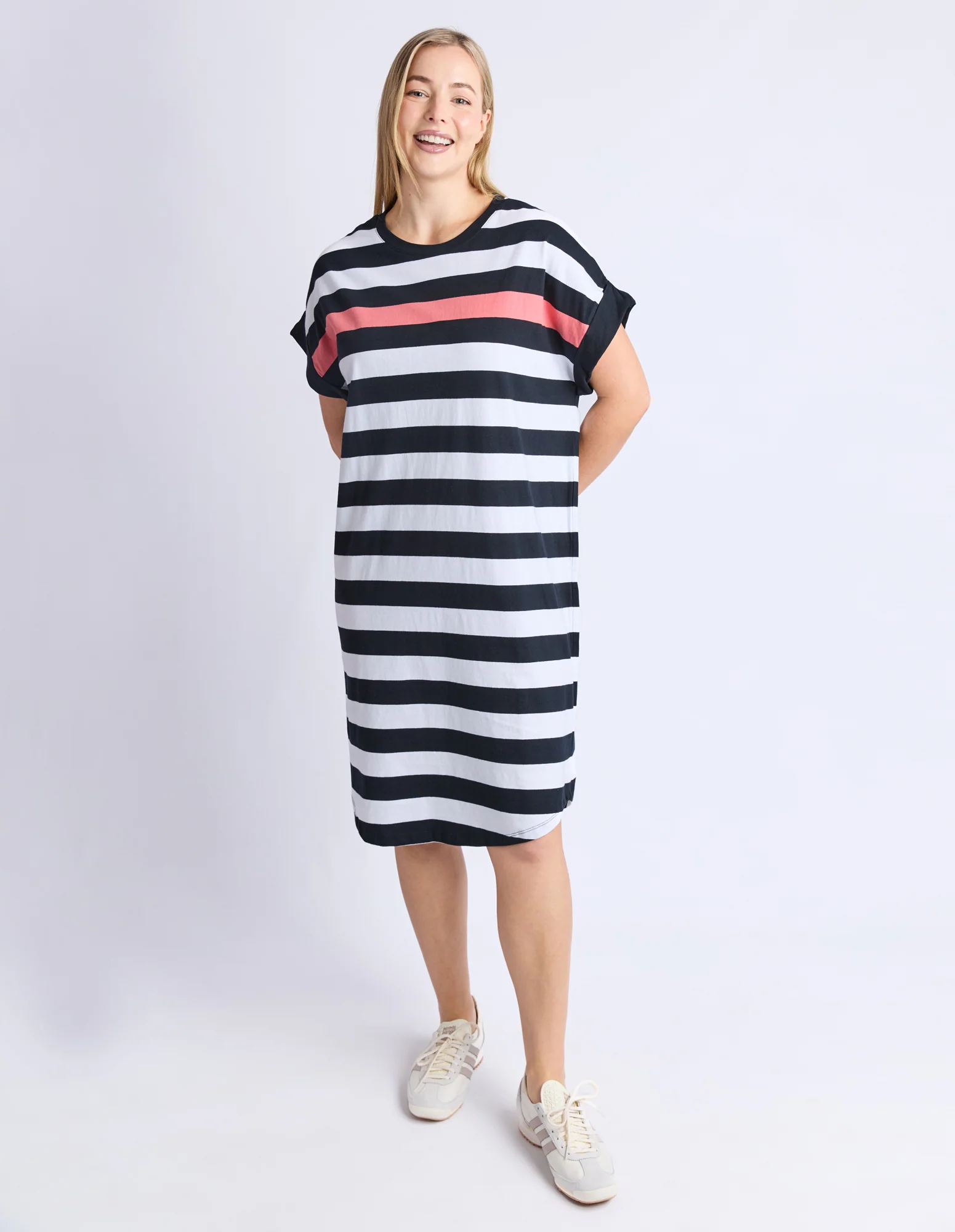 Mckinley Dress Black And White Stripe - Image 2