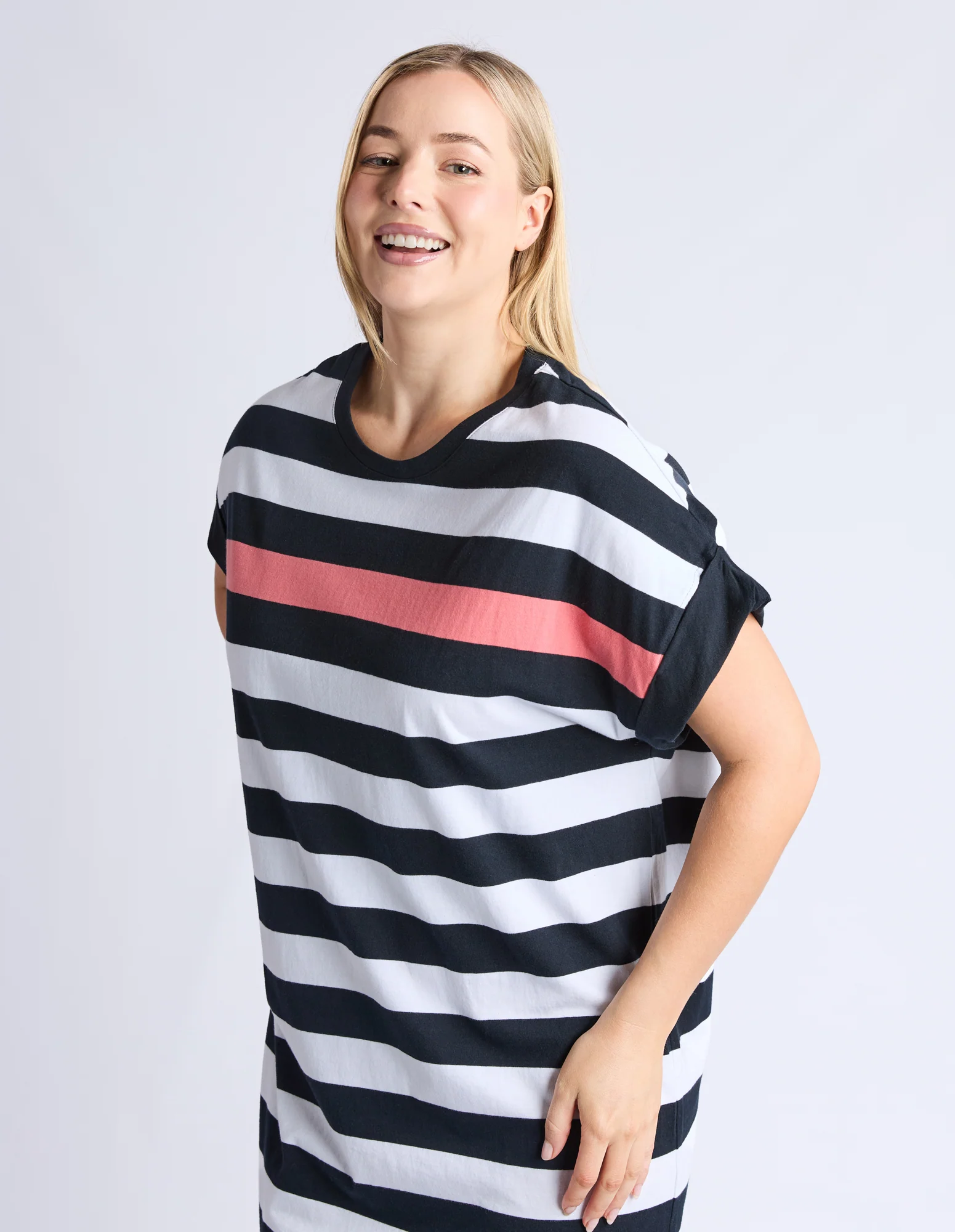 Mckinley Dress Black And White Stripe - Image 4