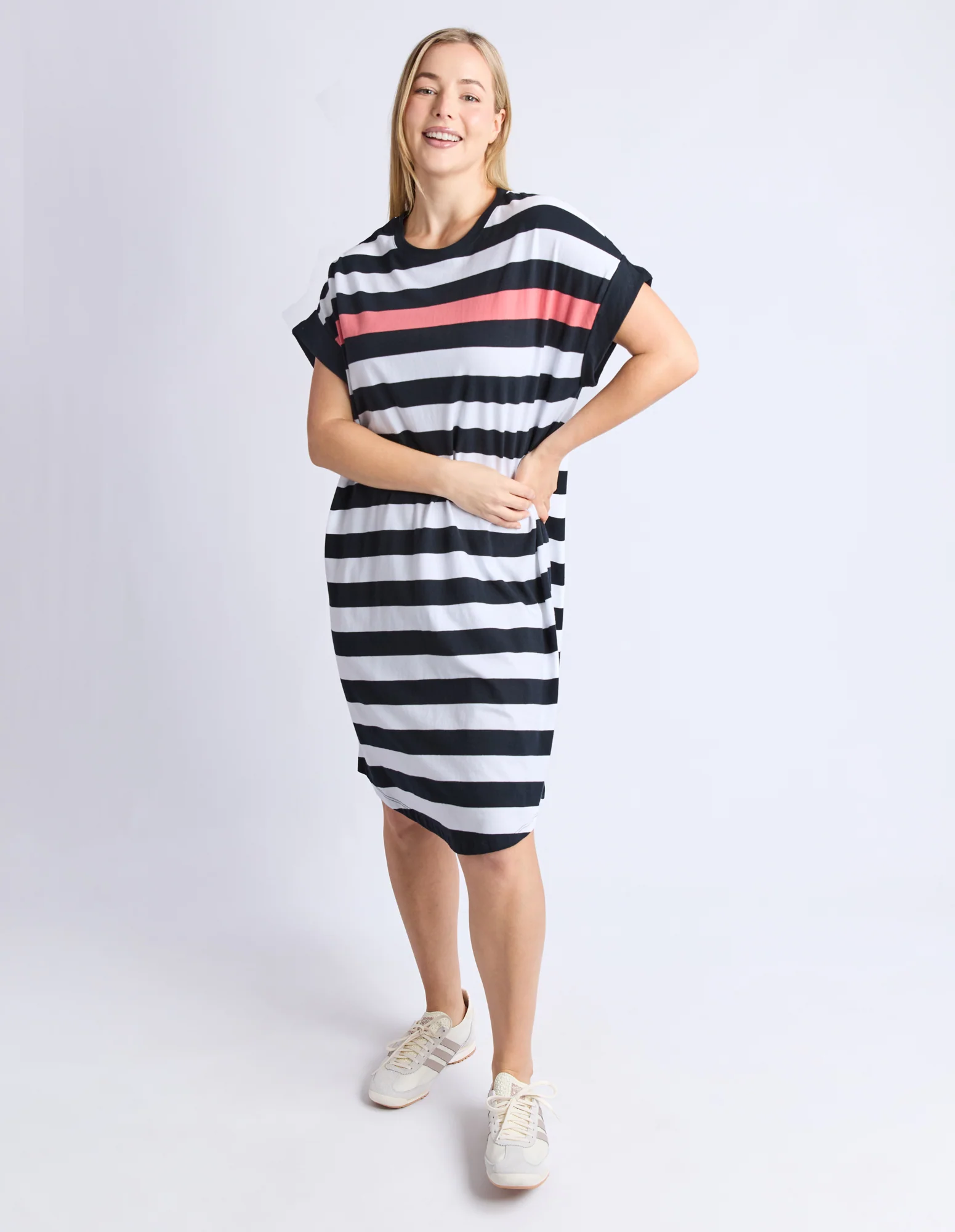 Mckinley Dress Black And White Stripe - Image 6