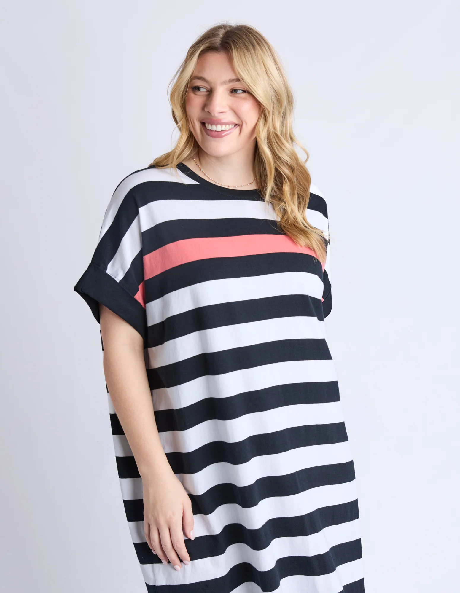 Mckinley Dress Black And White Stripe - Image 7