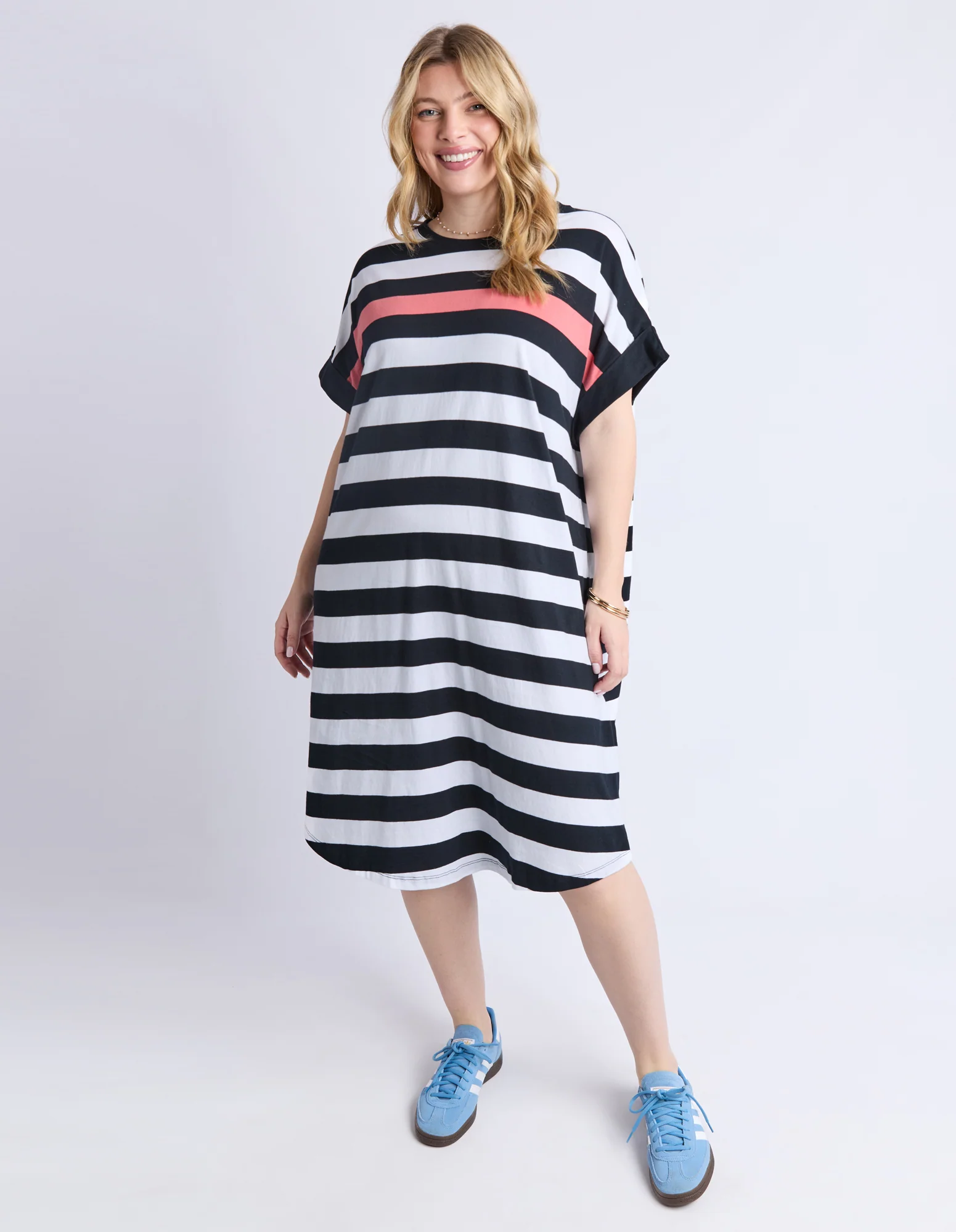 Mckinley Dress Black And White Stripe - Image 8