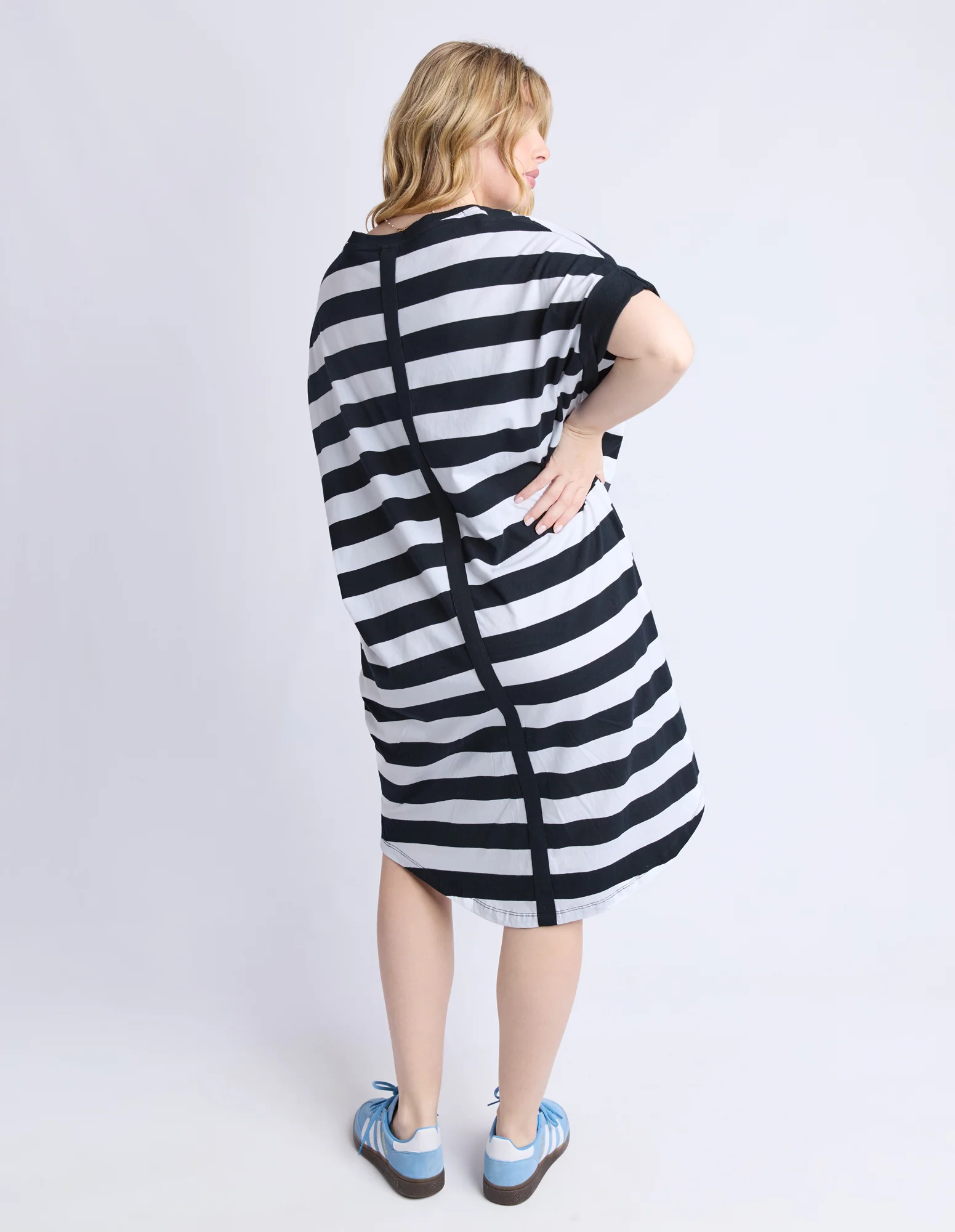 Mckinley Dress Black And White Stripe - Image 9